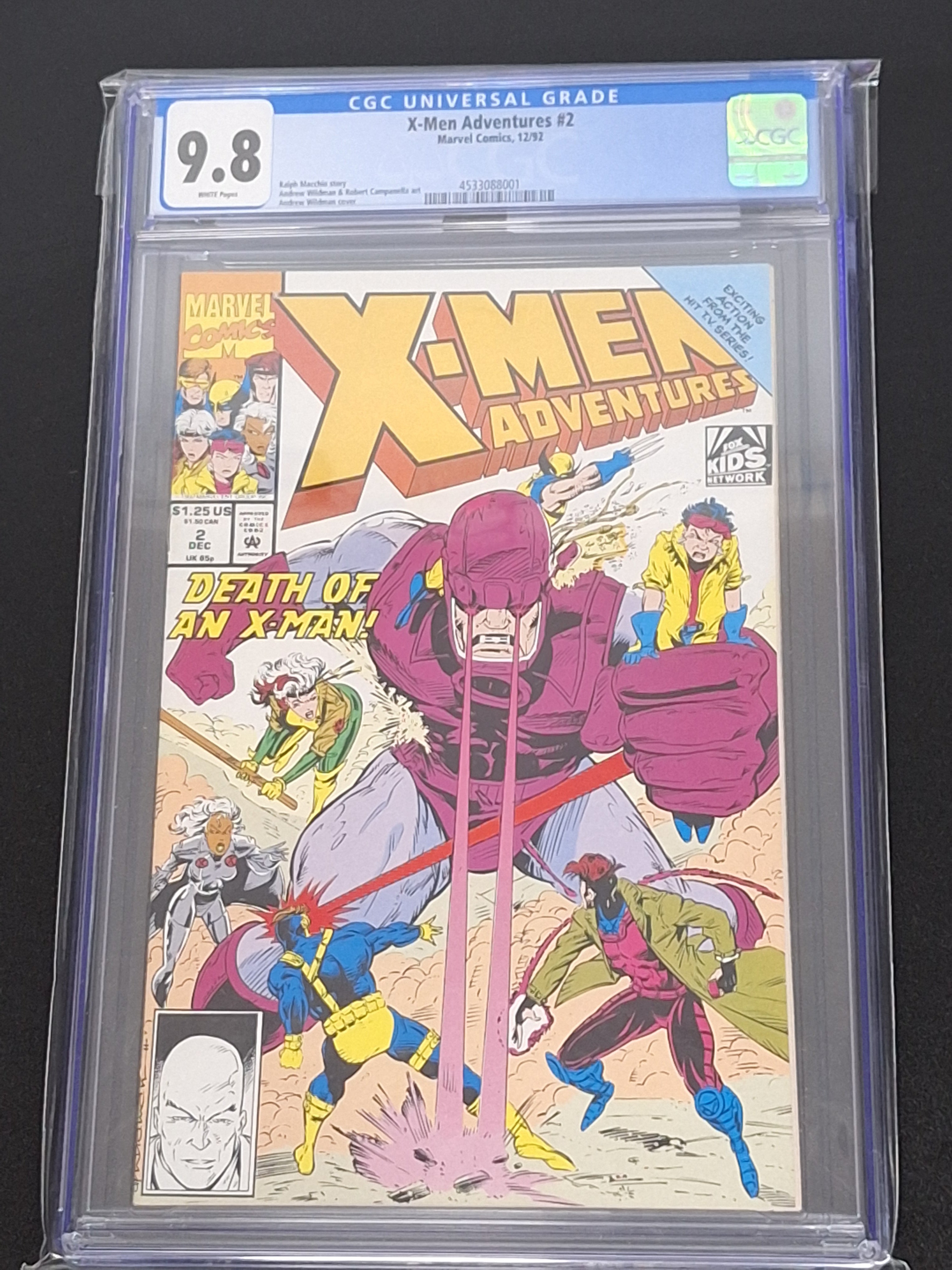 X-Men Adventures 2 Marvel 1992 CGC 9.8