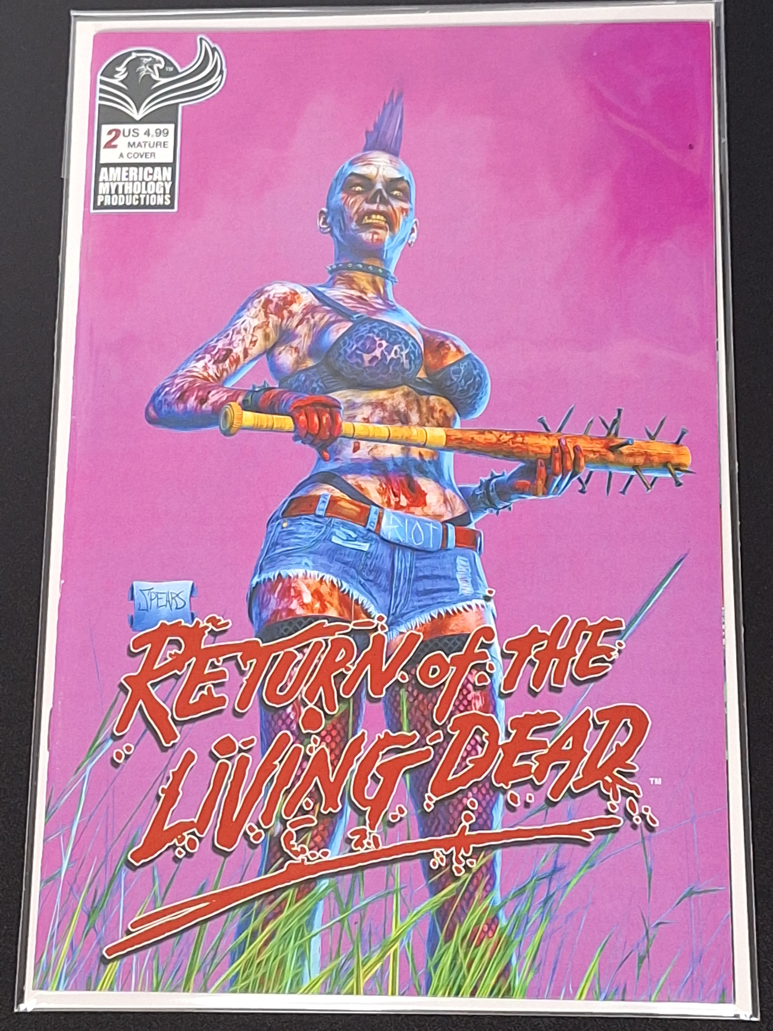 Auction - Return Of The Living Dead 2 Mark Spears Cover A