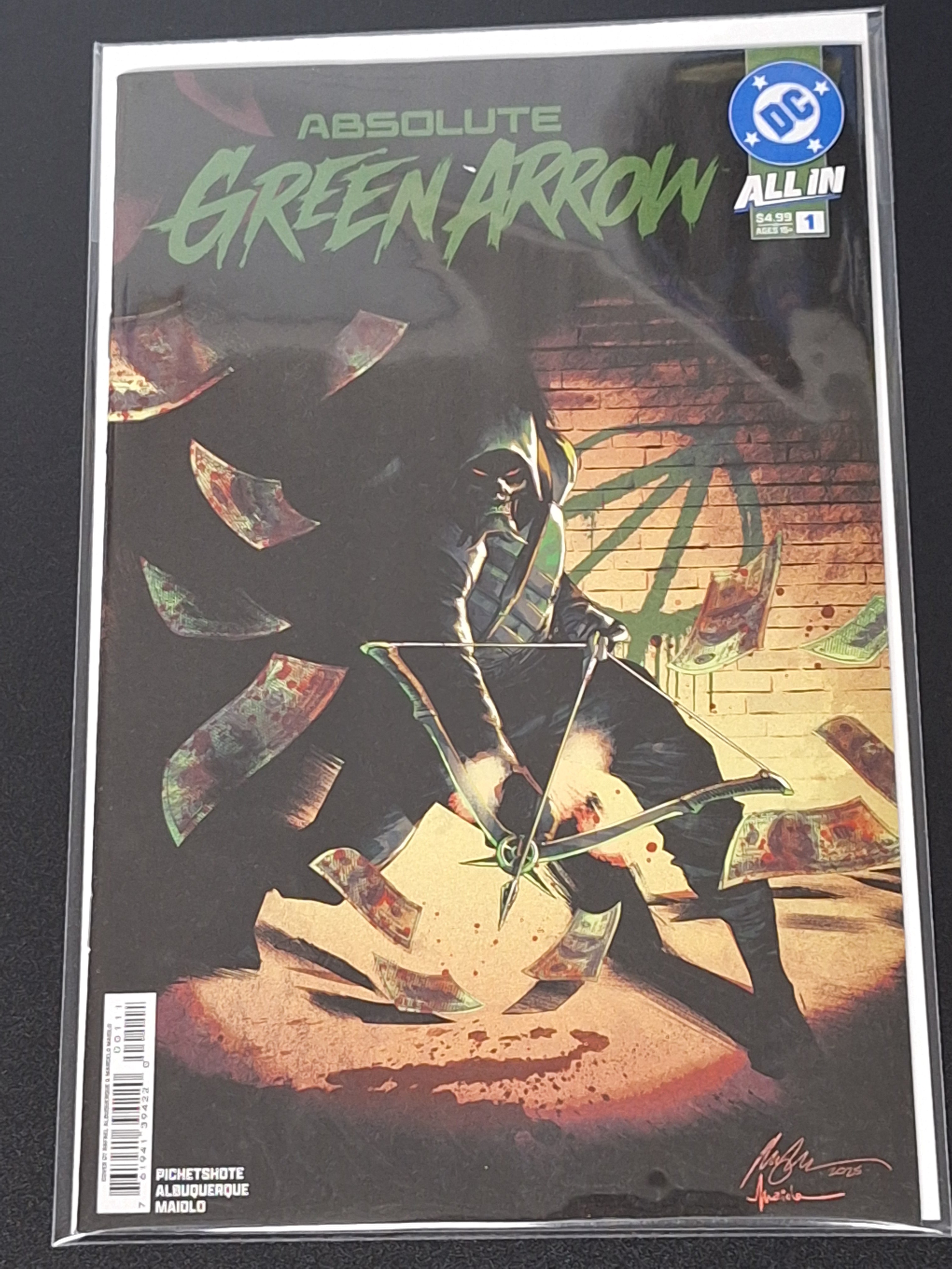 Auction - Absolute Green Arrow 1 Cover A 1st Printing