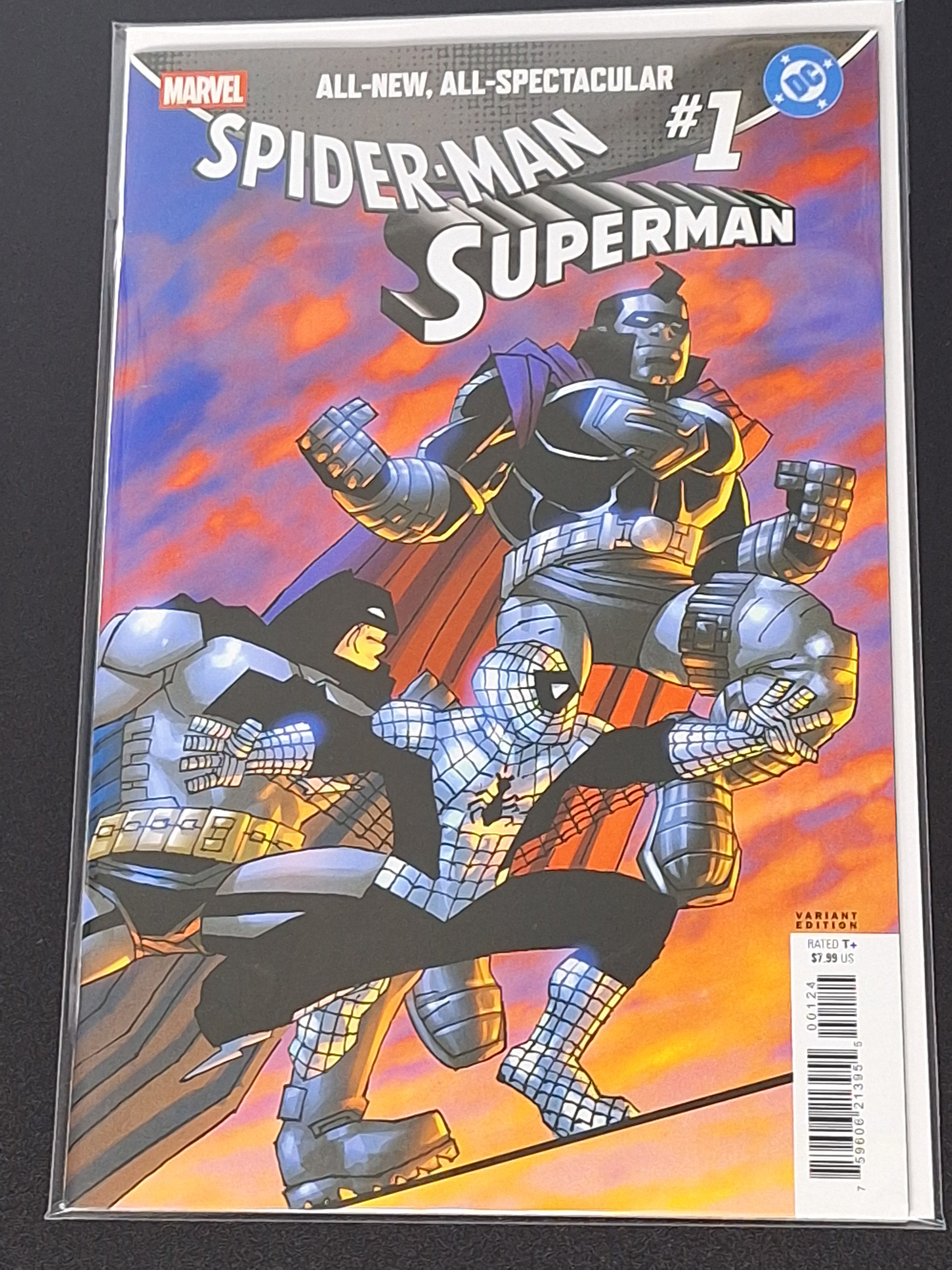 Auction - Spider-Man / Superman 1 Frank Miller 1:50 Variant