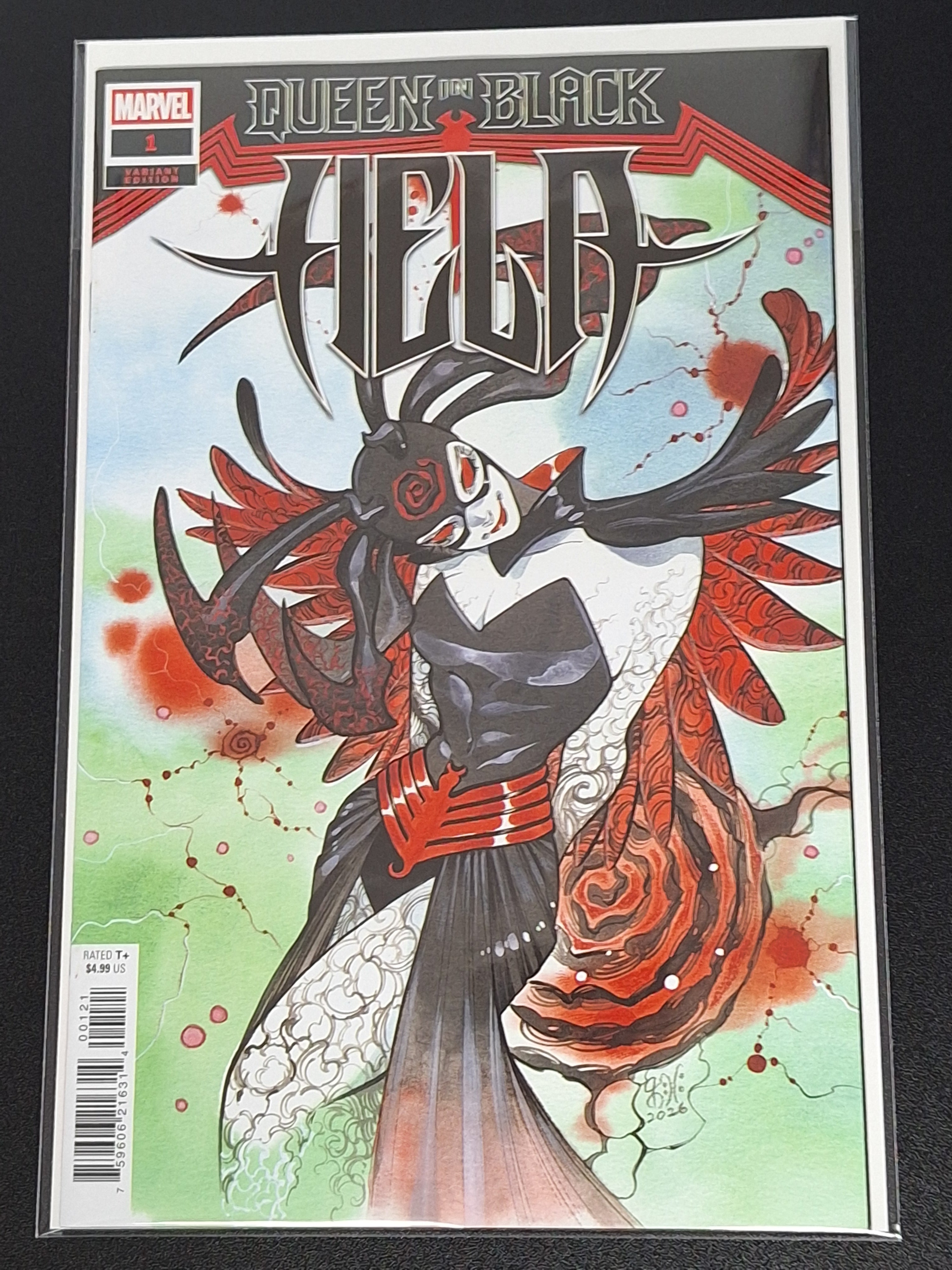 Queen In Black: Hela 1 Marvel 2026 Peach Momoko Variant