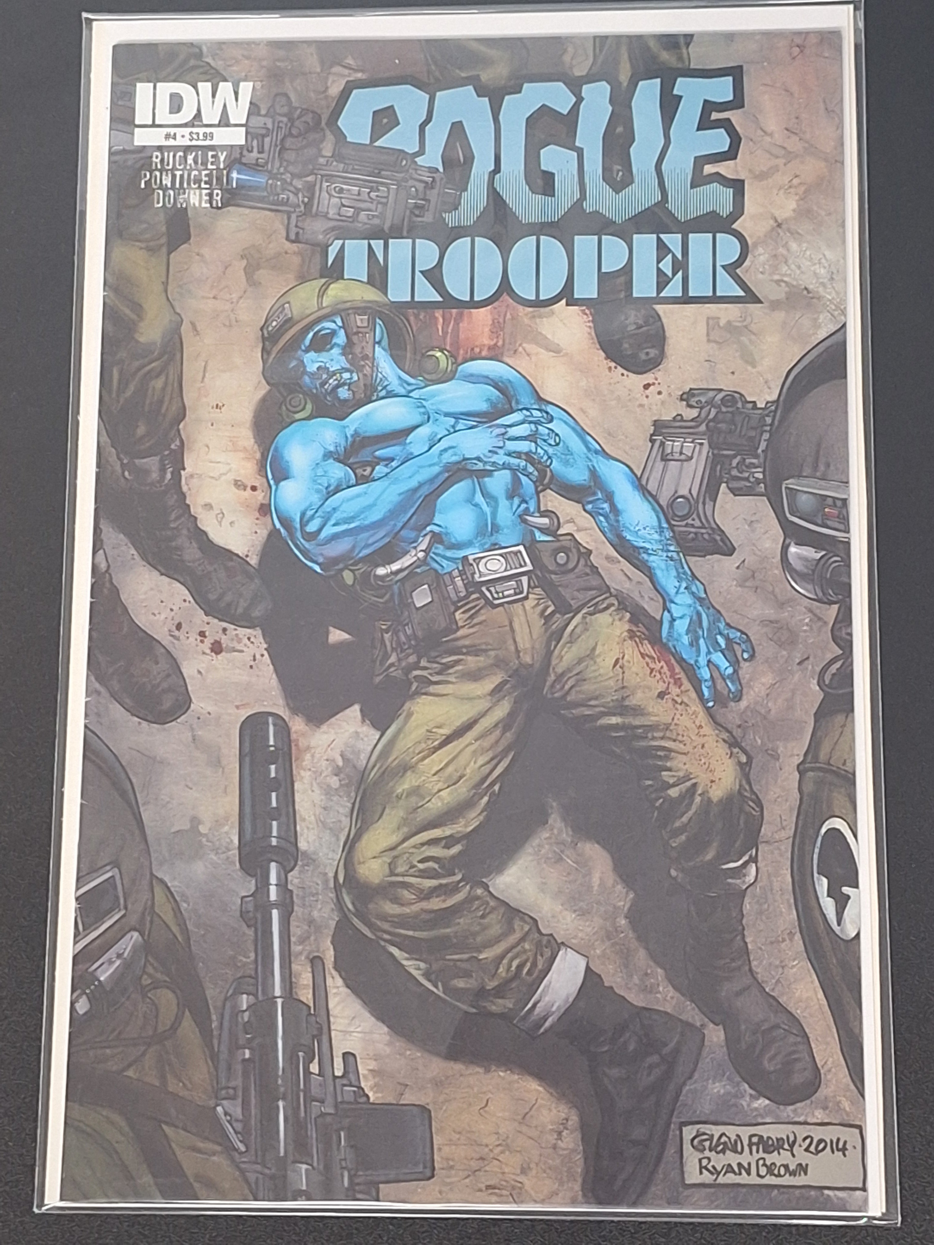 Rogue Trooper 4 IDW 2014 Glen Fabry Cover