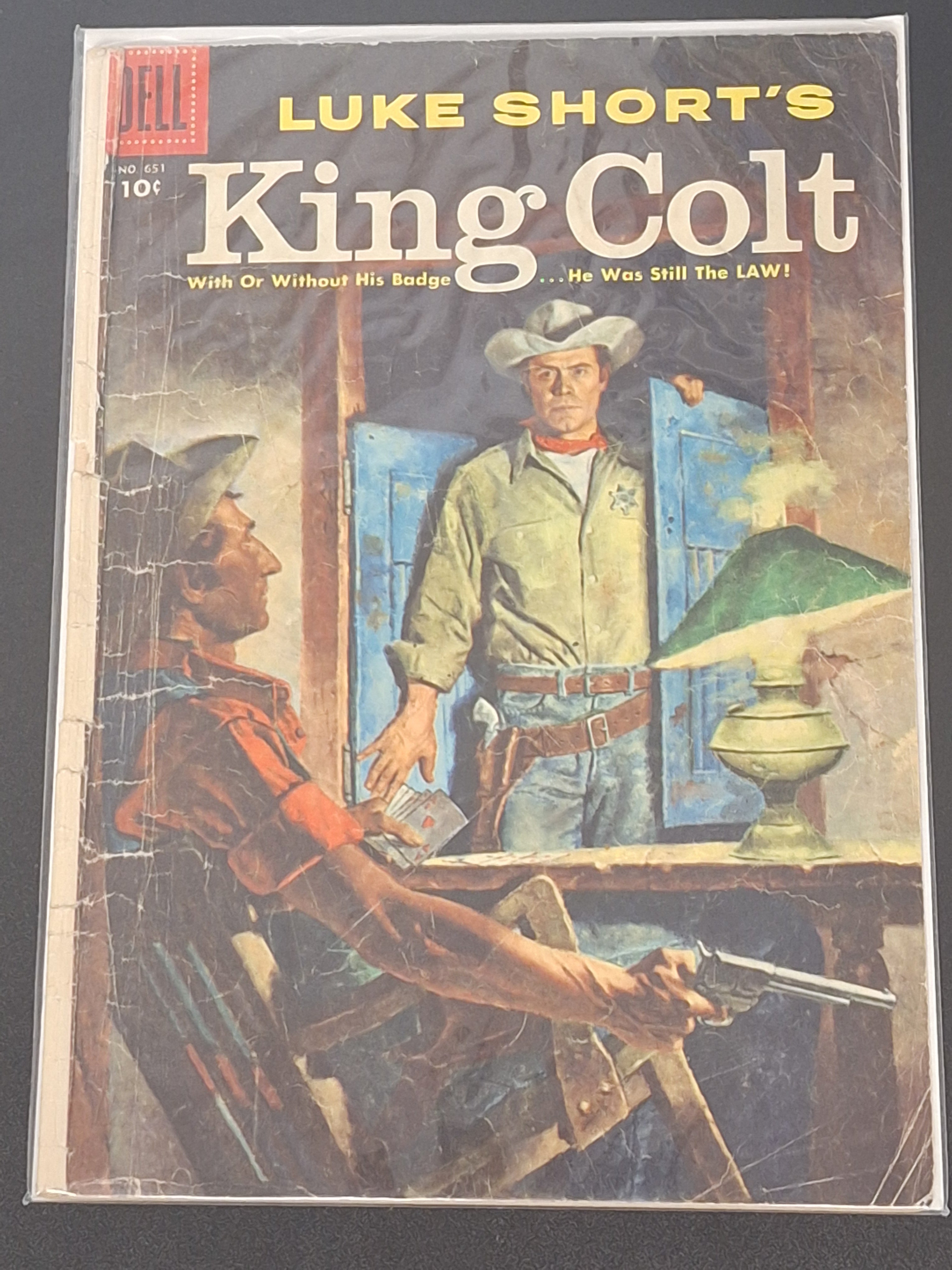 Dell Comics Four Color 651 Luke Short's King Colt 1955