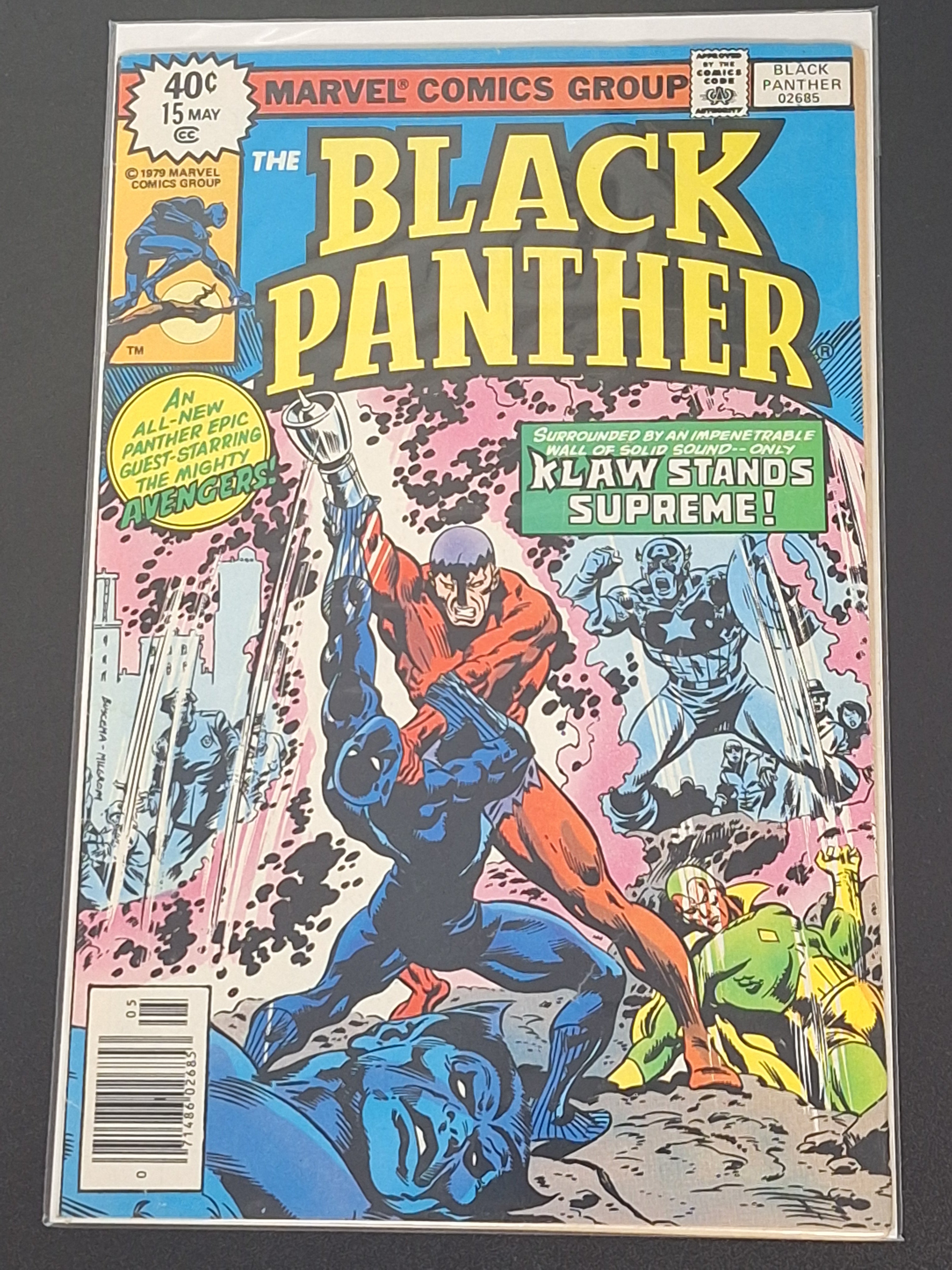 Black Panther 15 Marvel 1979 Scarce Final Issue