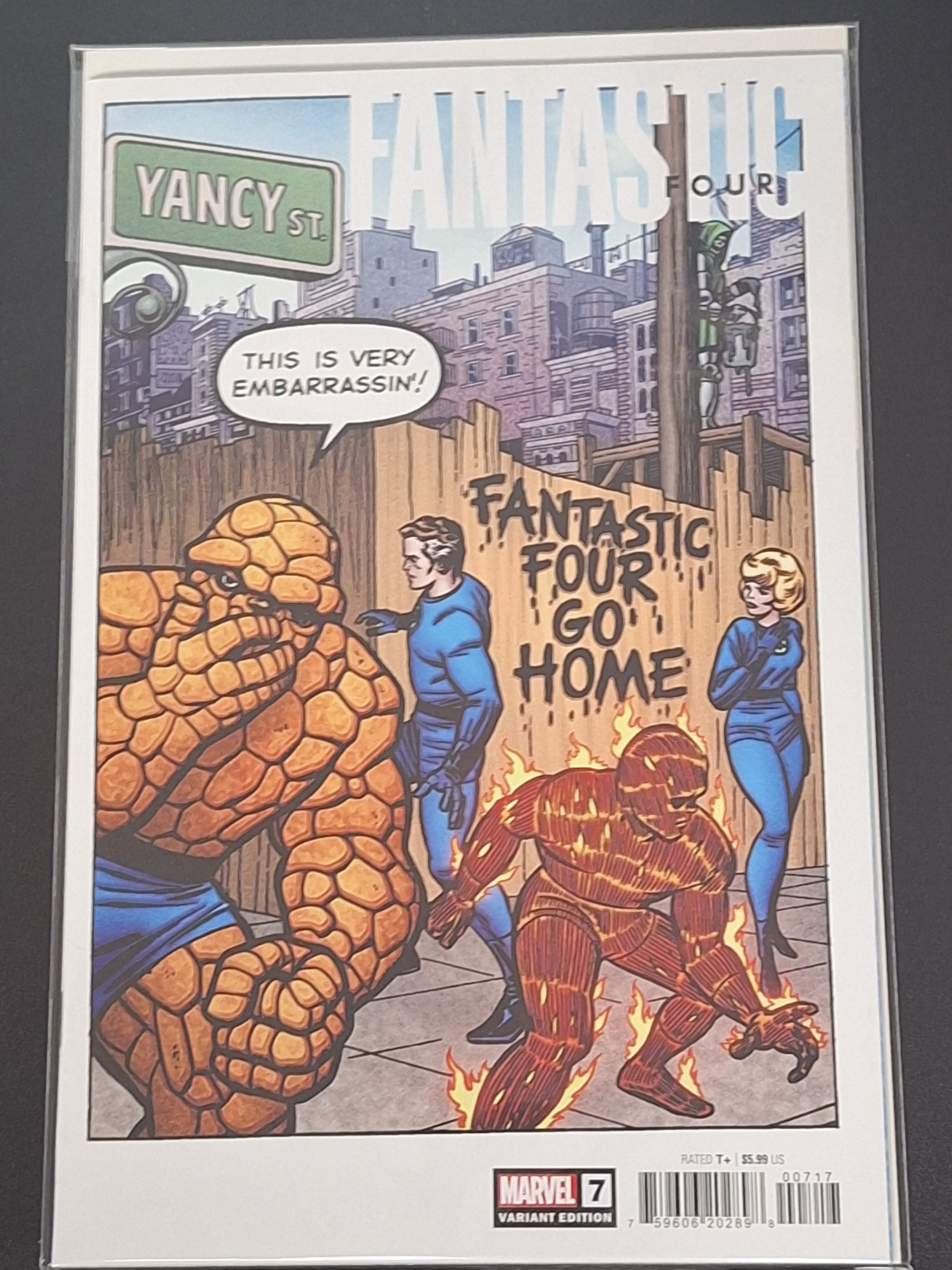 Fantastic Four 7 Marvel 2023 Jack Kirby 1:25 Hidden Gem Variant