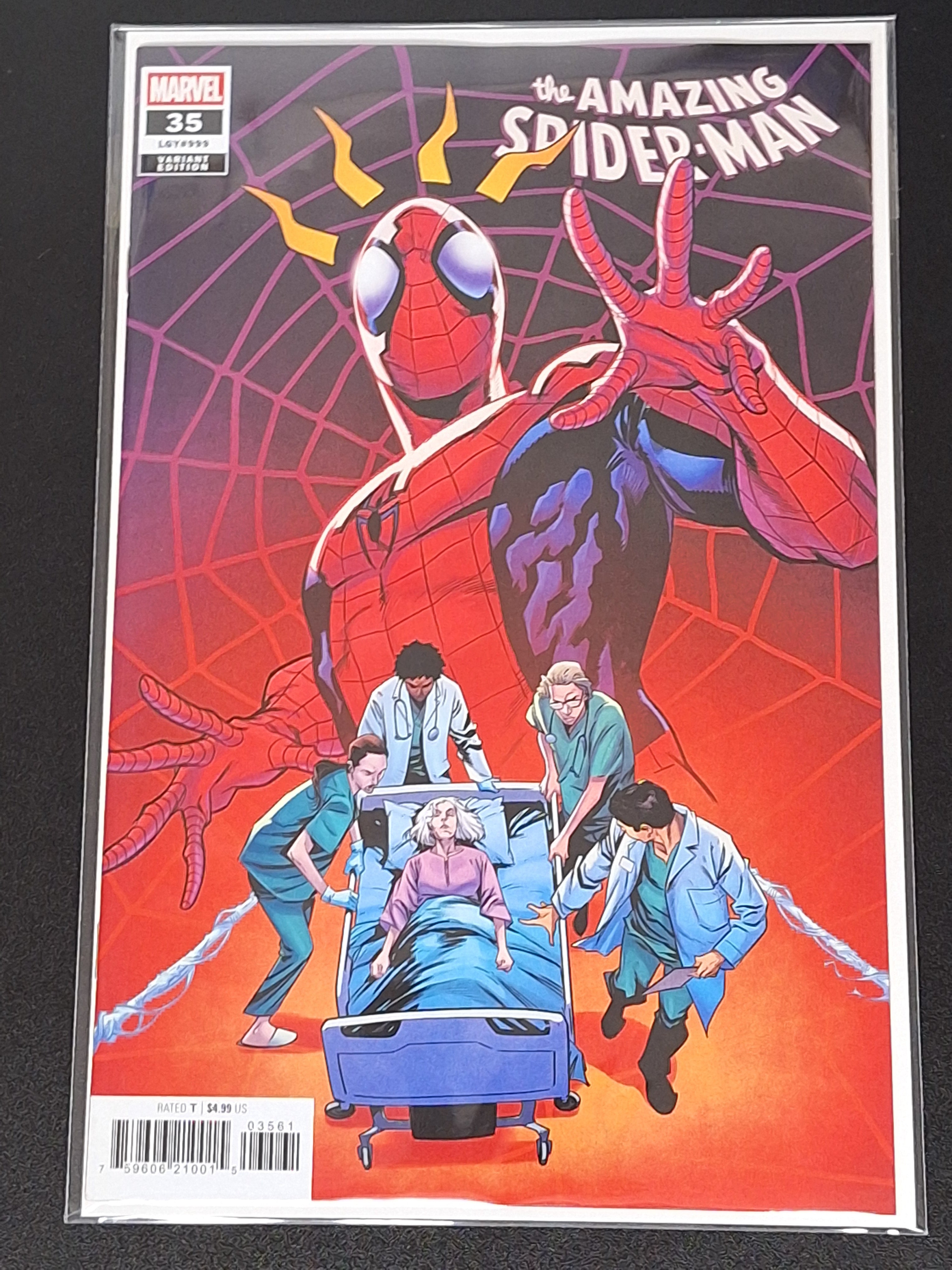 Amazing Spider-Man 35 Marvel 2026 Legacy #999 ForeshadowVariant