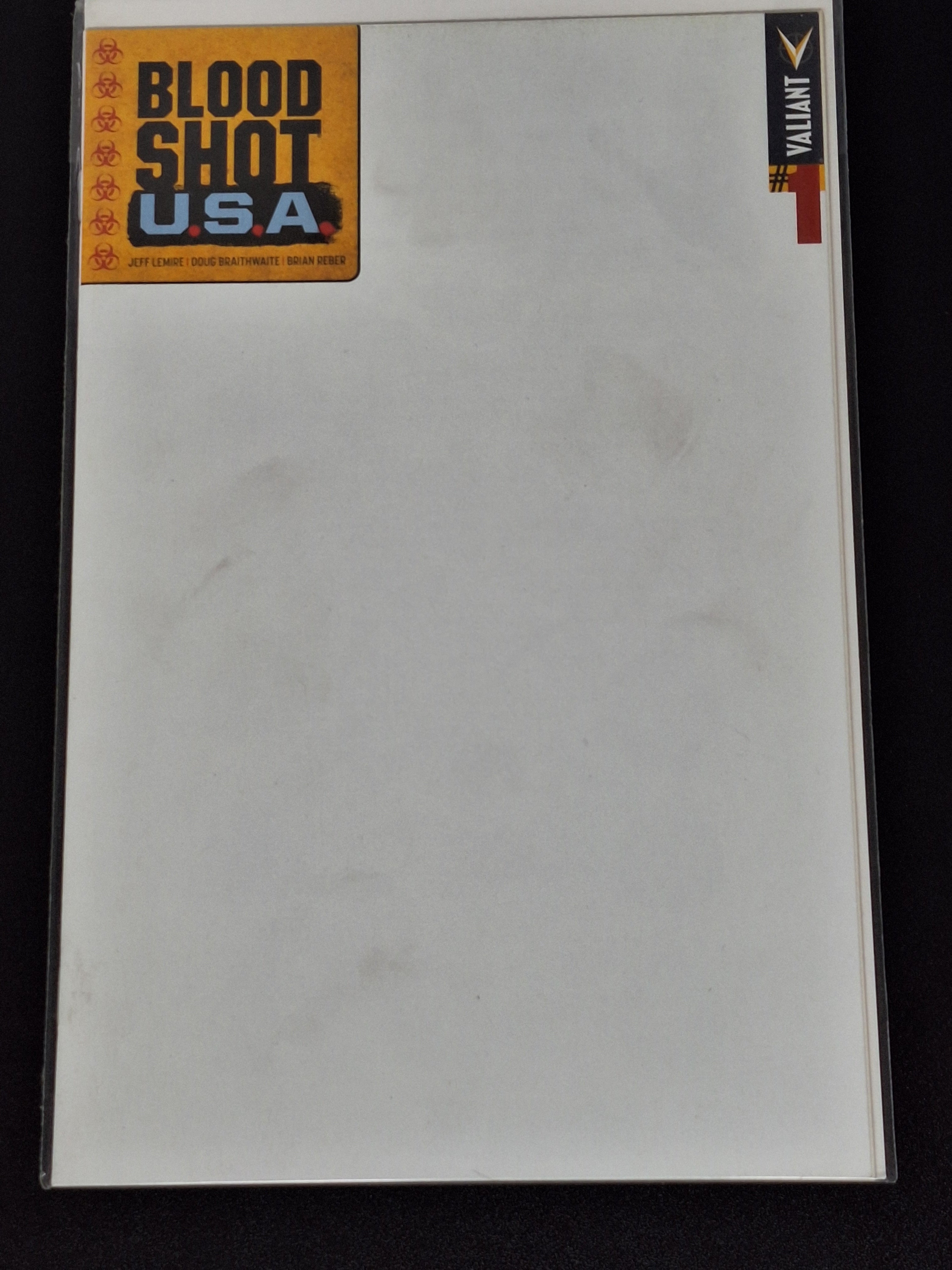 Blood Shot USA 1 Valiant Comics 2016 Blank Sketch Variant