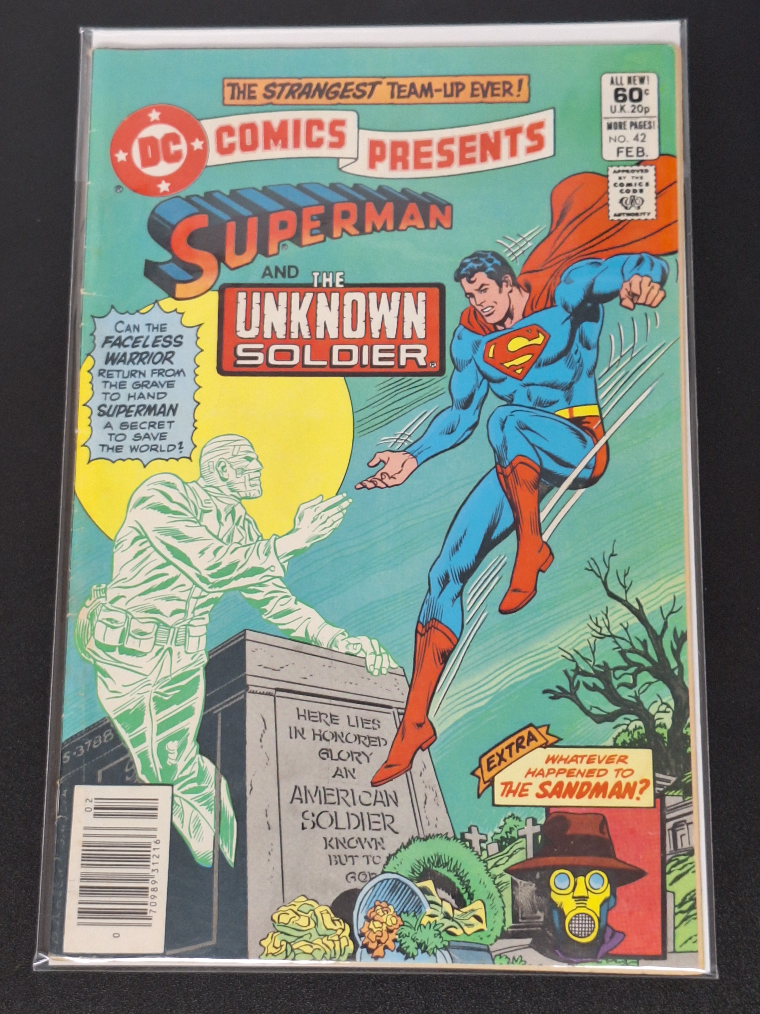 DC Comics Presents 42 DC 1982 Superman & The Unknown Soldier Newsstand