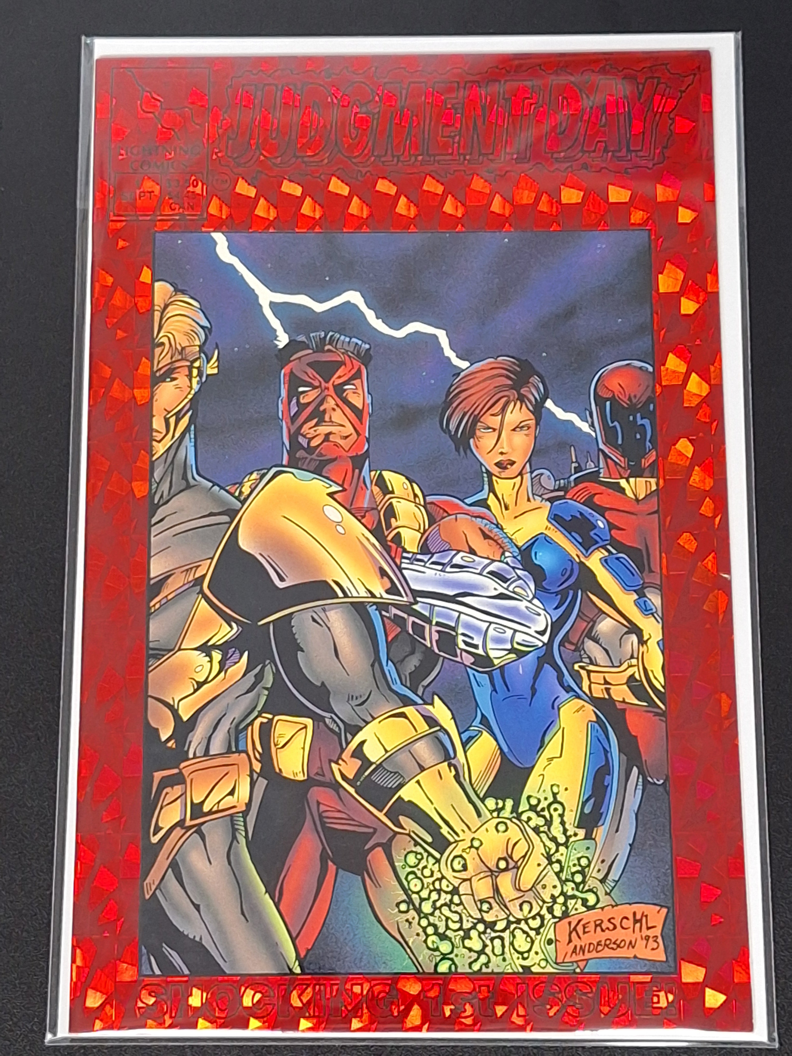Judgment Day 1 Lightning Comics 1993 Foil Cover