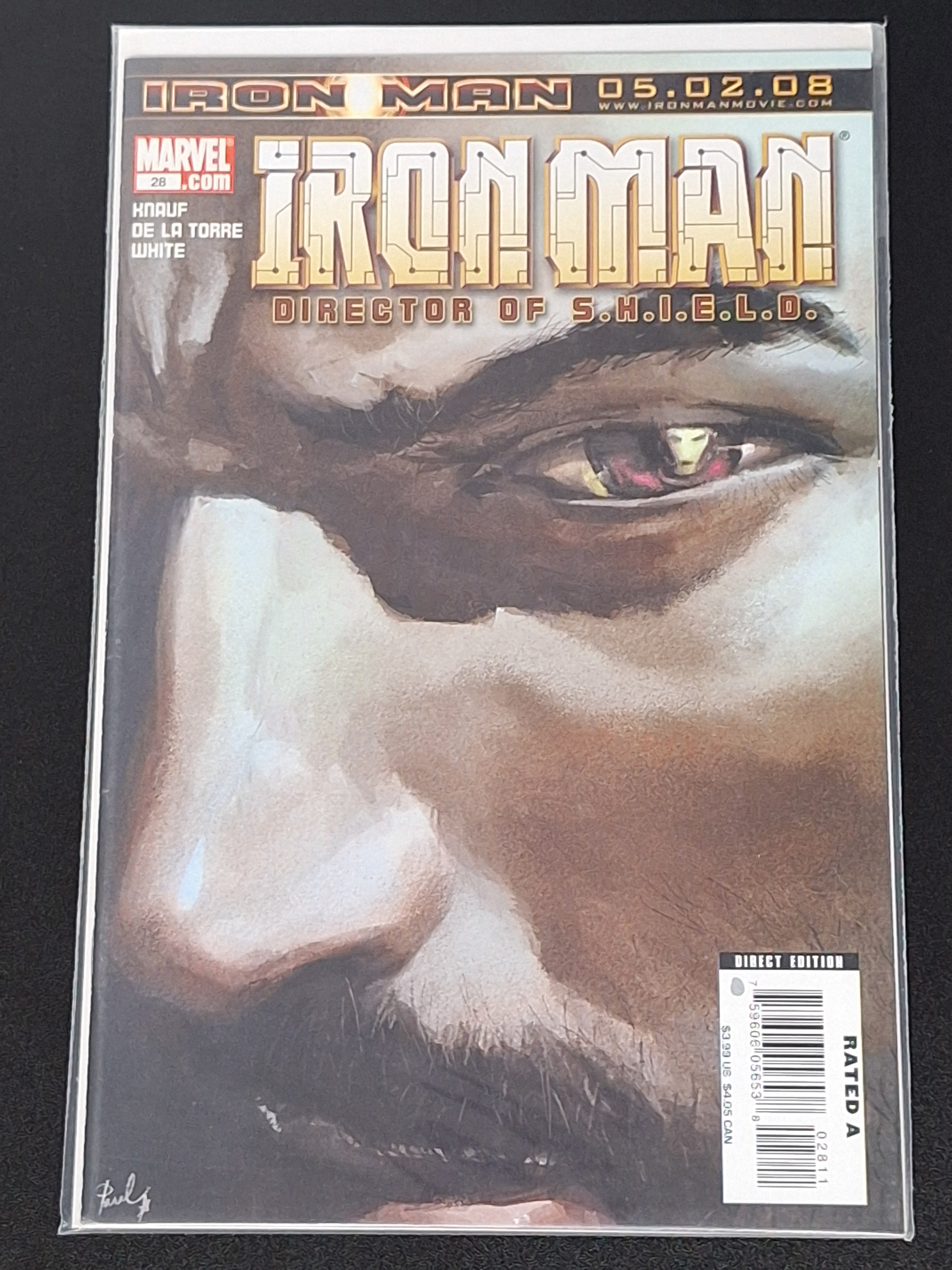 Iron Man 28 Marvel 2008 Director of S.H.I.E.L.D.