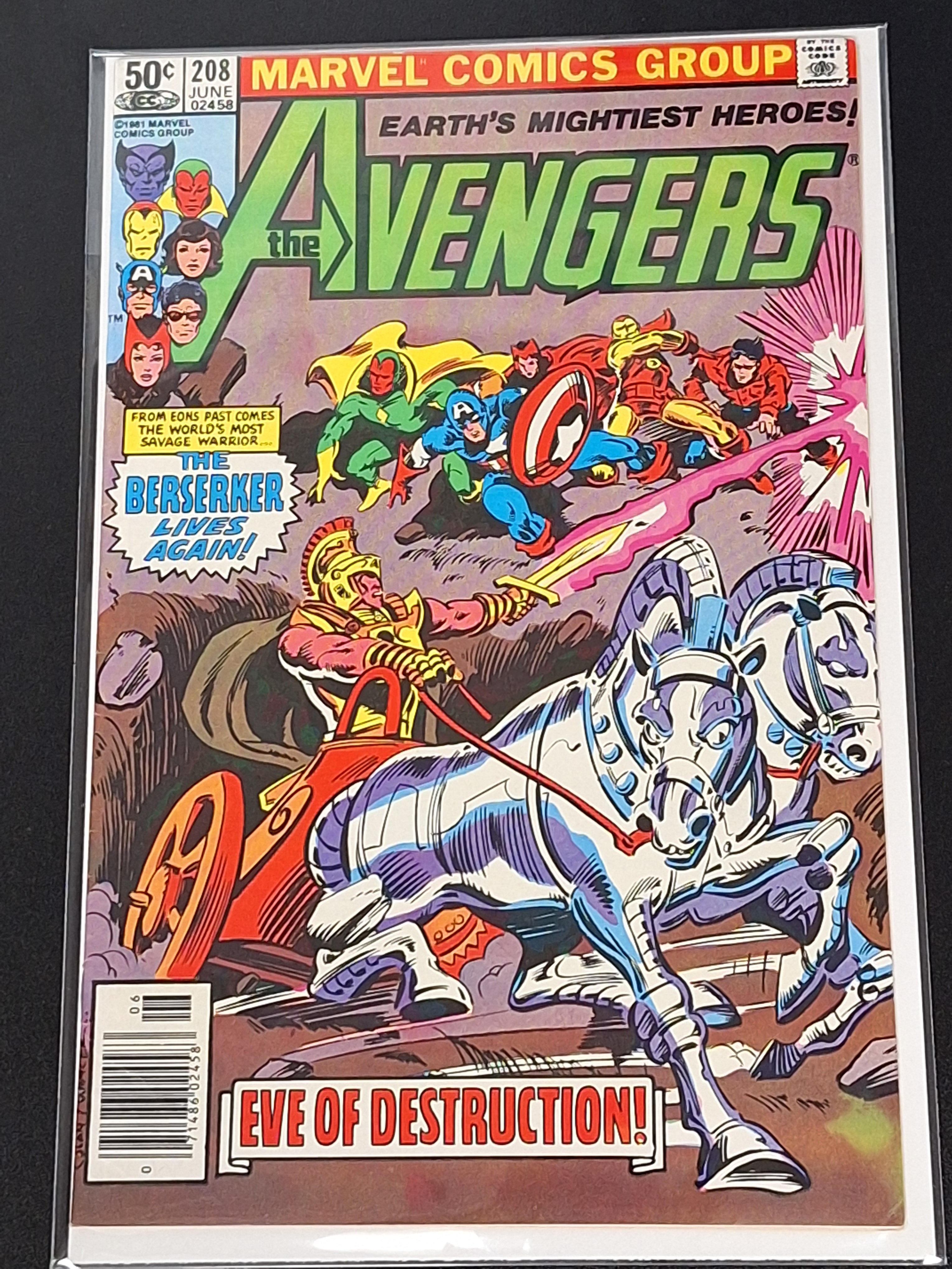 Avengers 208 Marvel 1981 Newsstand