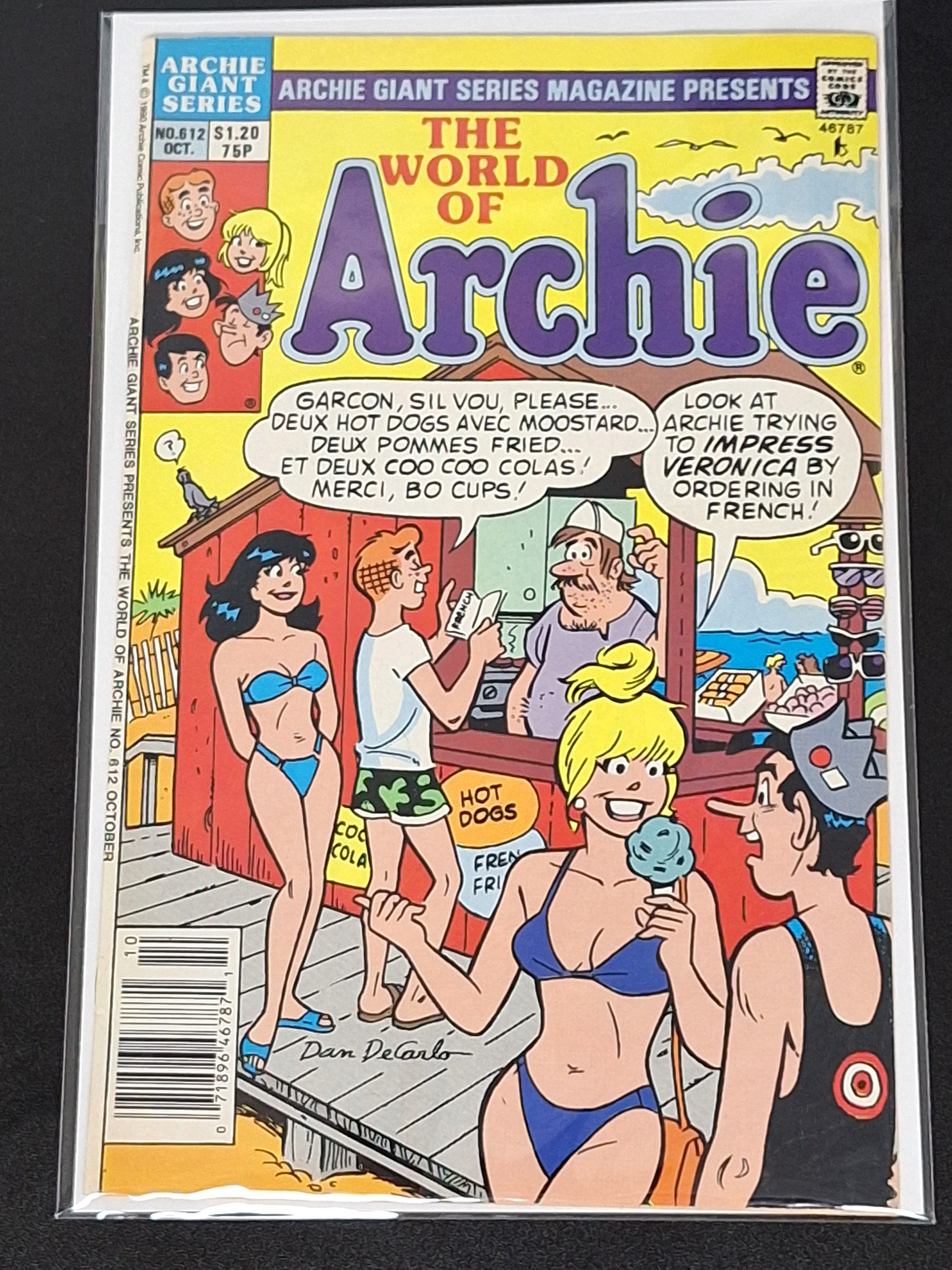 The World Of Archie 612 Archie Comics 1990 CPV Swimsuit Cover