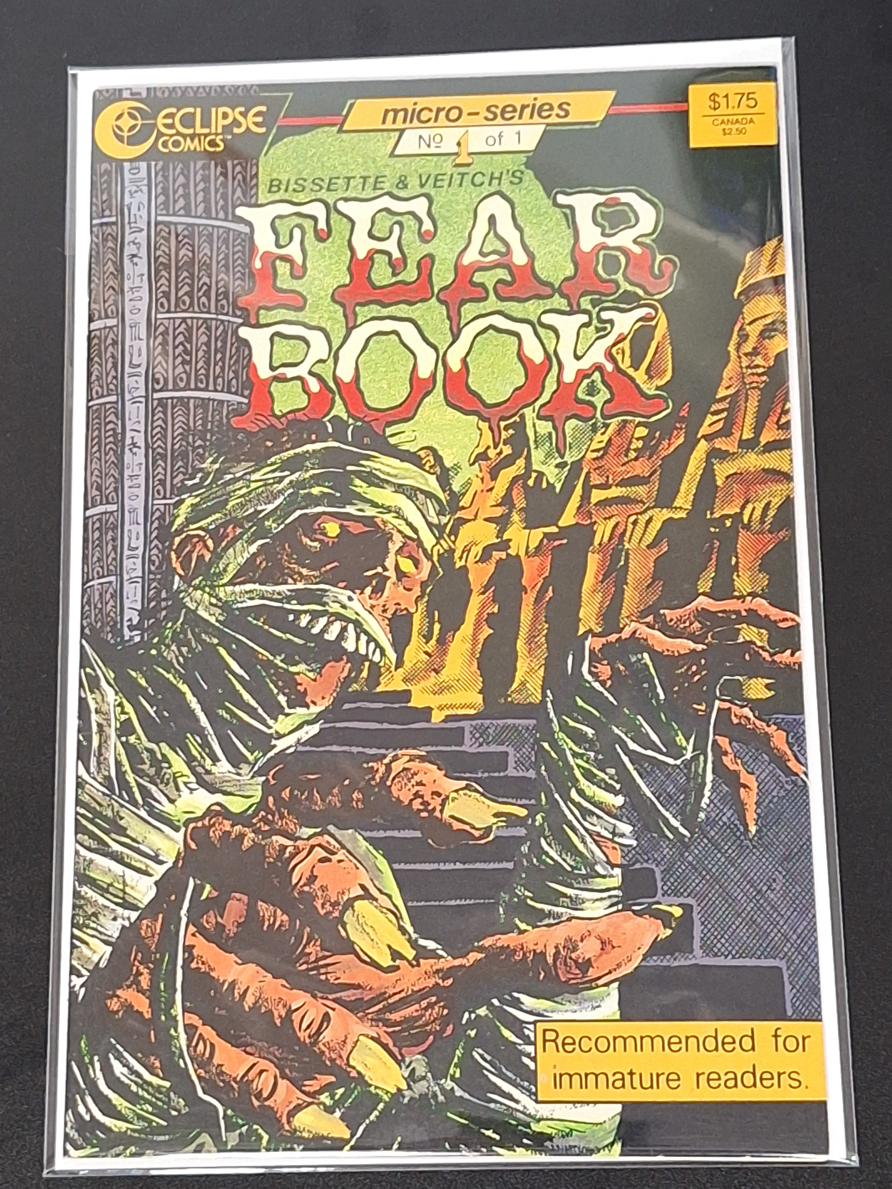Fear Book 1 Eclipse Comics 1986 Stephen Bissette & Rick Veitch One-Shot