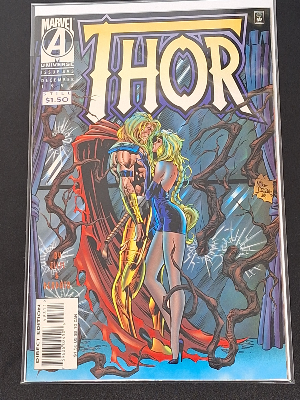 Thor 493 Marvel 1995 Mike Deodato Cover