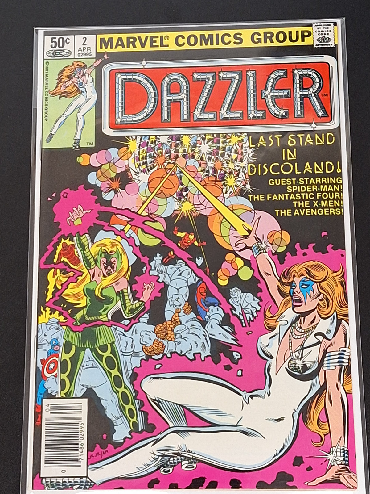 Dazzler 2 Marvel 1981 Newsstand Variant