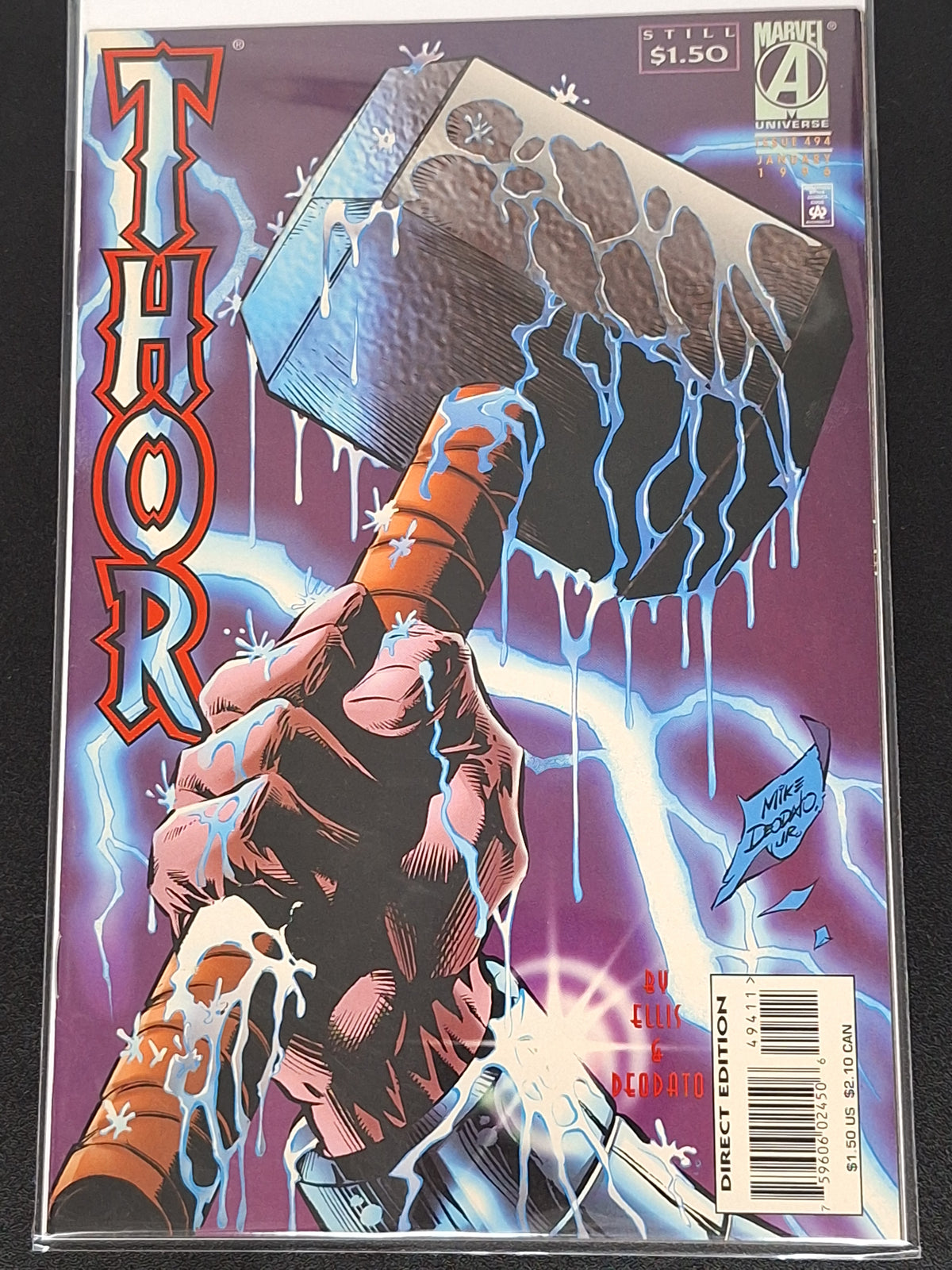 Thor 494 Marvel 1996 Mike Deodato Cover