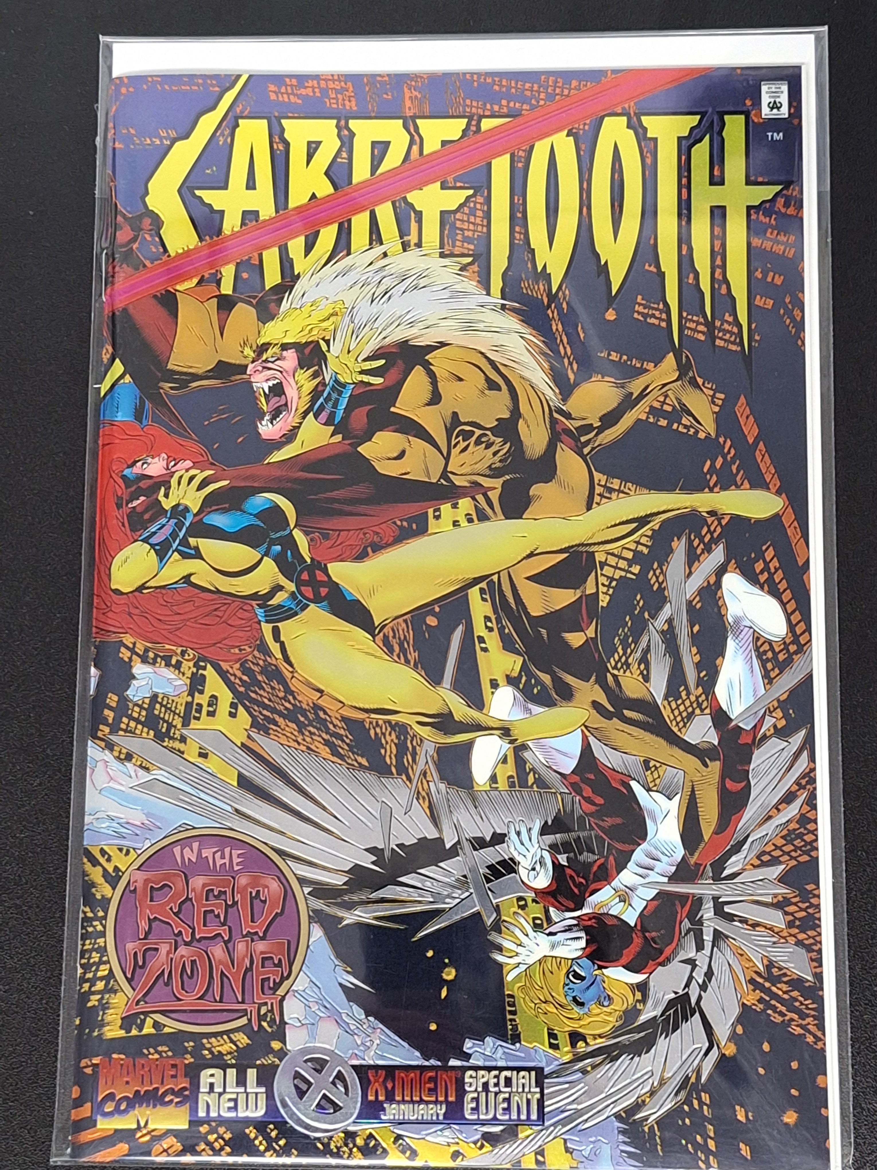 Sabretooth: In The Red Zone 1 Marvel 1995 Chromium Cover