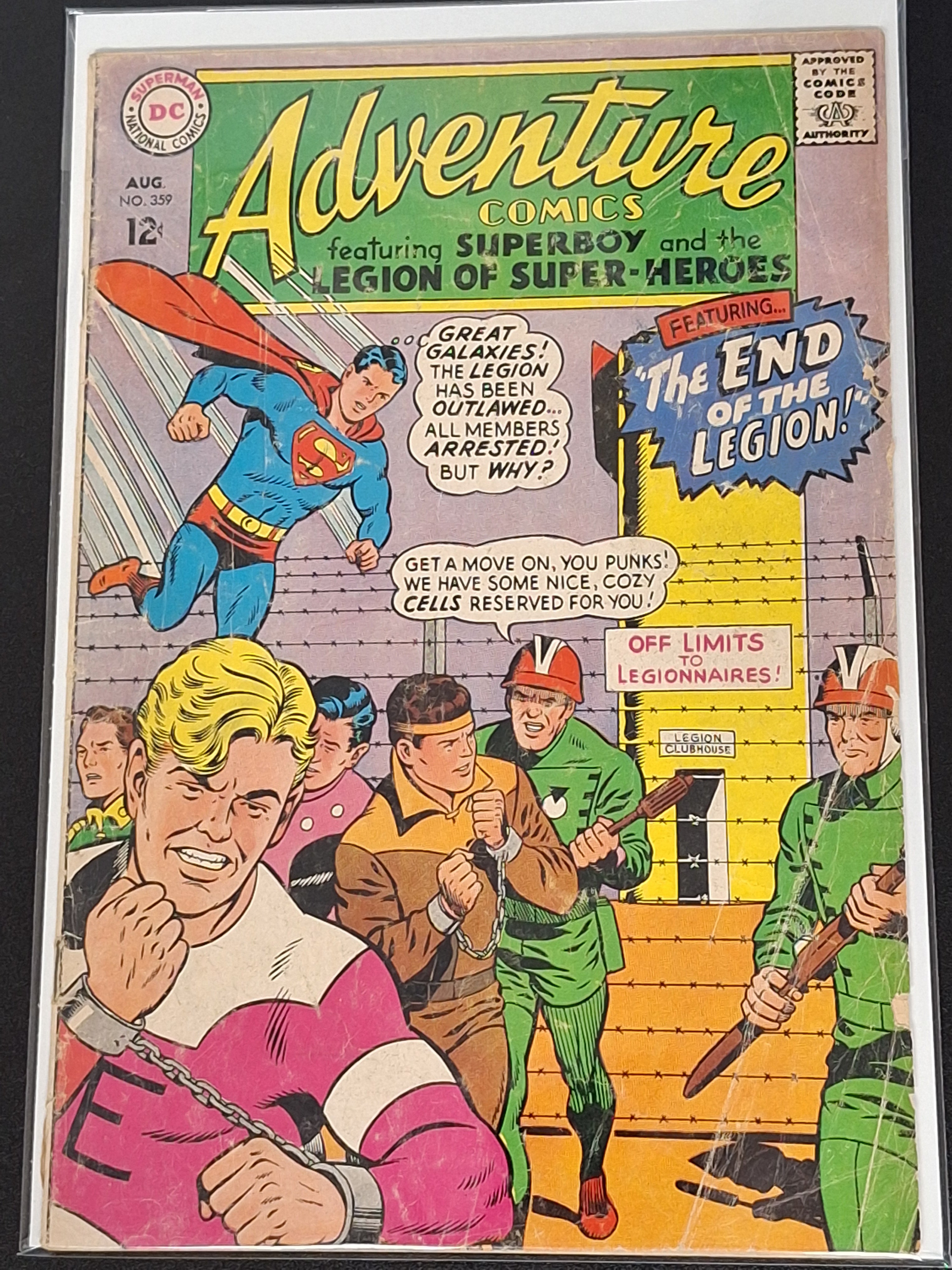 Adventure Comics 359 DC 1967 The End of The Legion