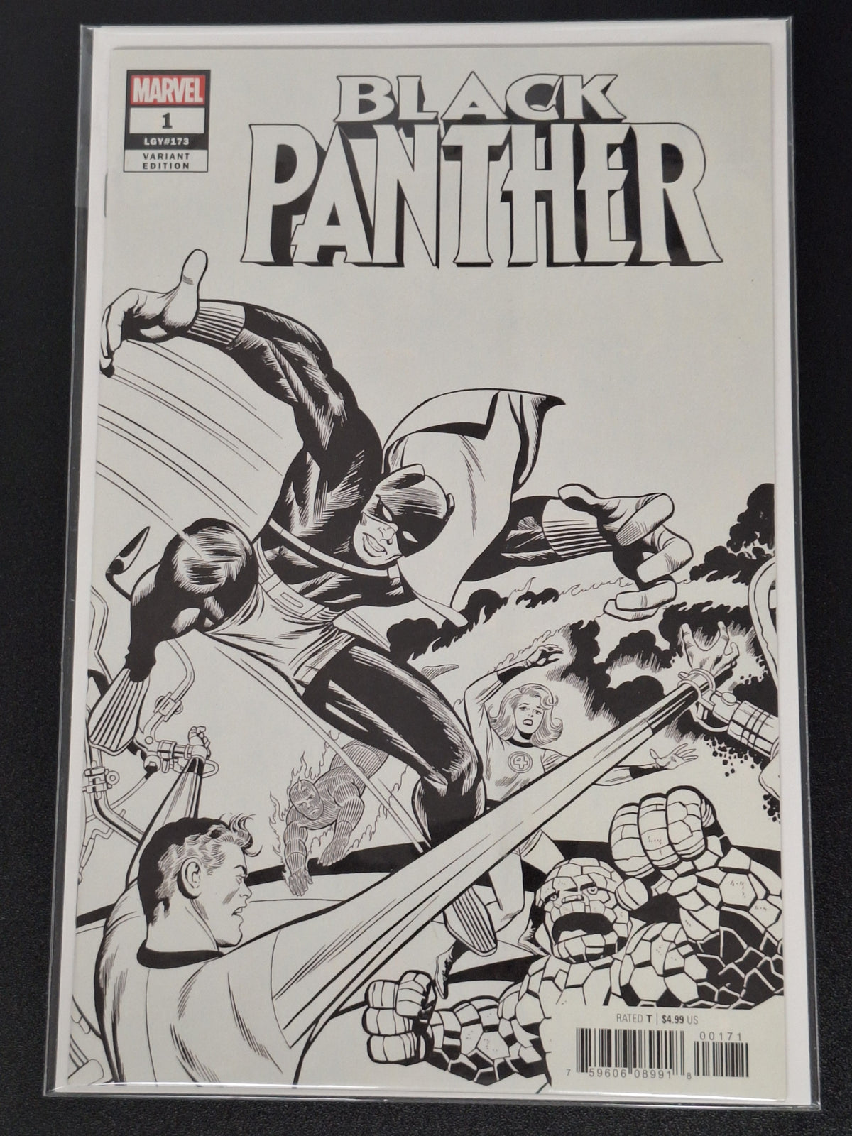 Black Panther 1 Marvel 2018 Jack Kirby 1:1000 Remastered Variant