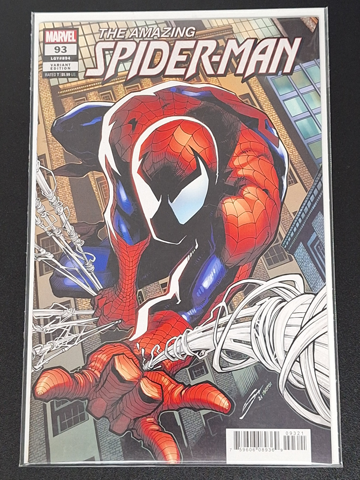 Amazing Spider-Man 93 Marvel 2022 Sandoval 1:25 Variant 1st App of Chasm