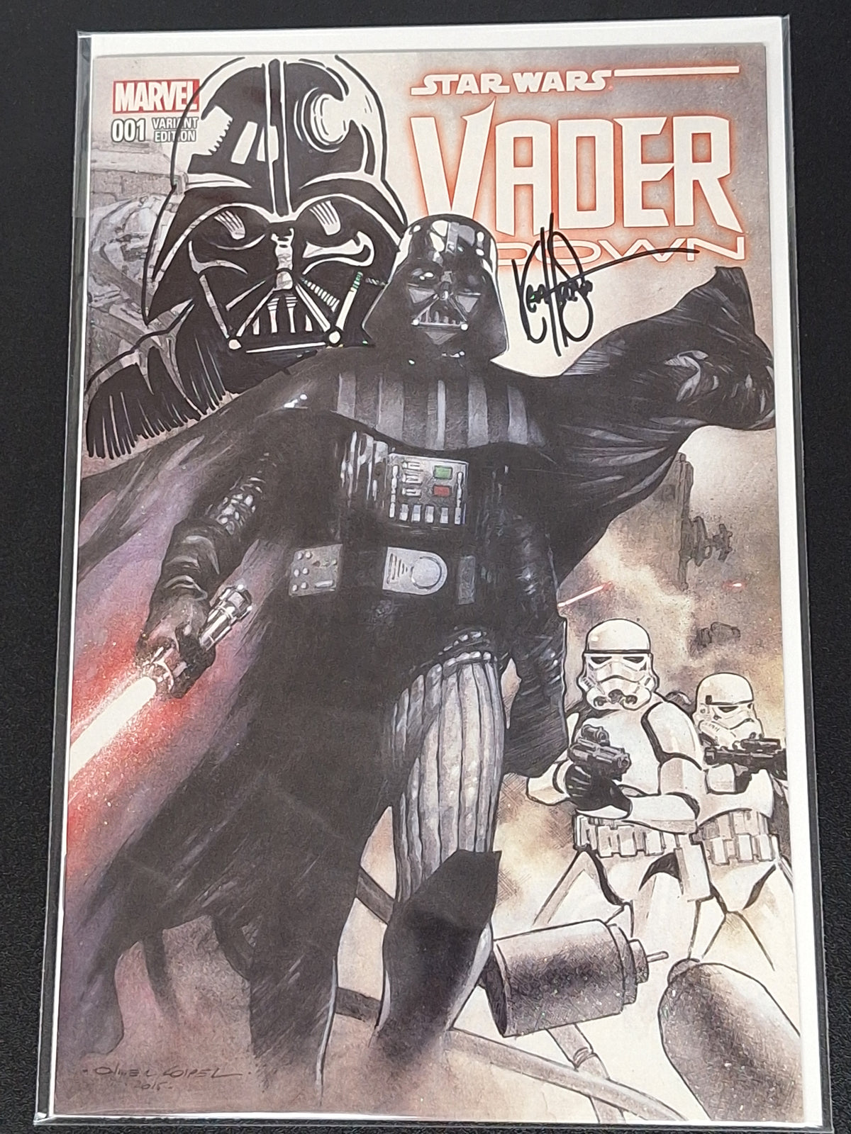 Star Wars: Vader Down 1 Dynamic Forces Ken Haeser Customer Sketch With COA