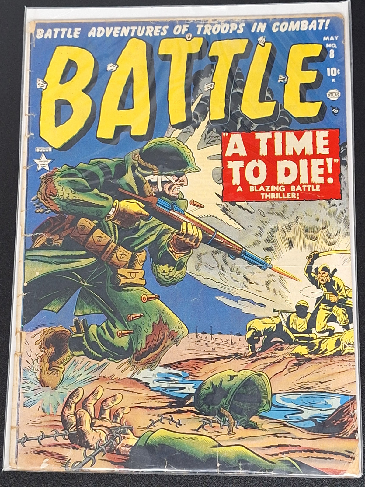 Battle 8 Atlas Comics 1952 Pre-Code, Pre-Marvel