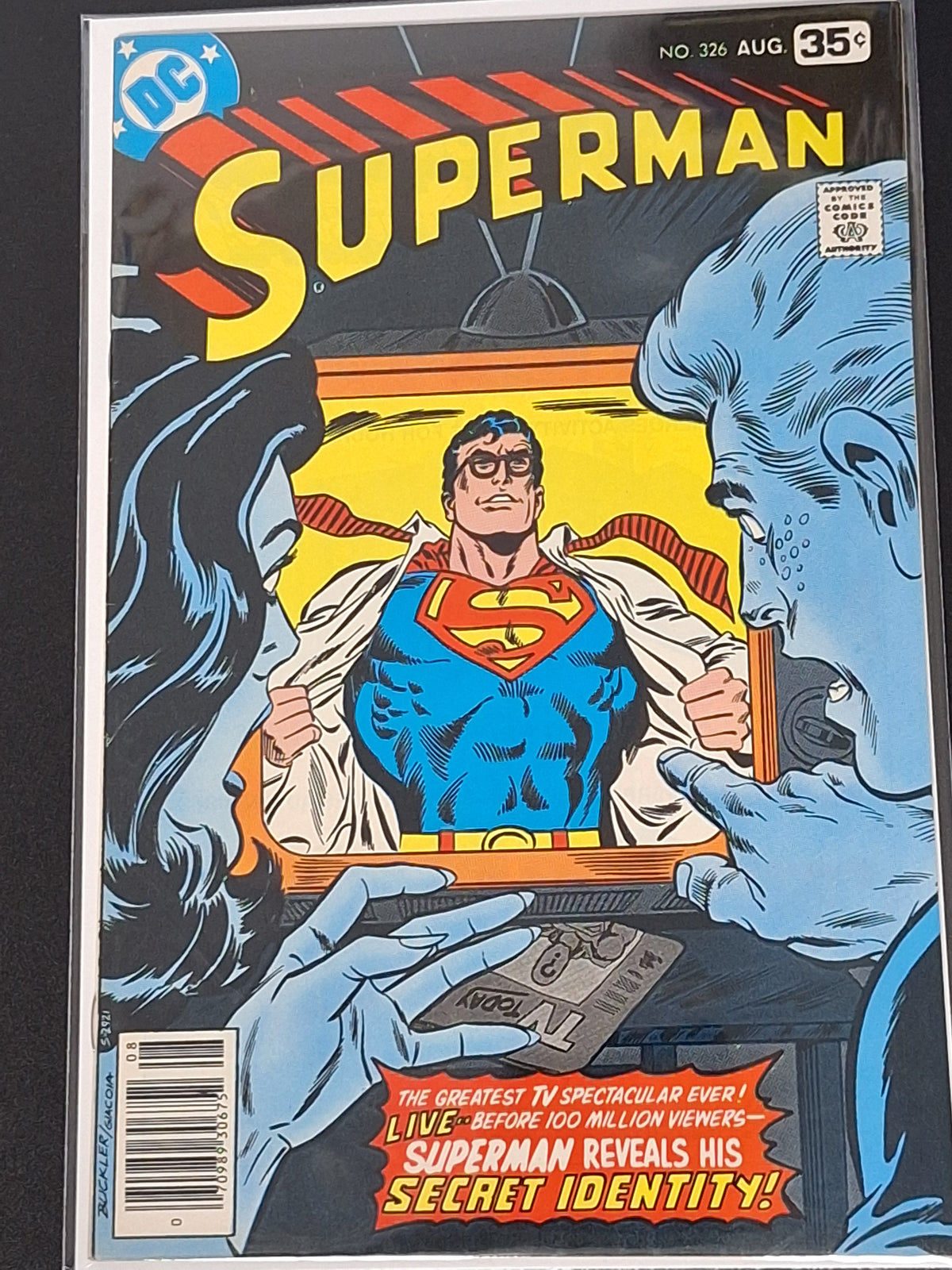 Superman 326 DC 1978 Secret Identity Revealed