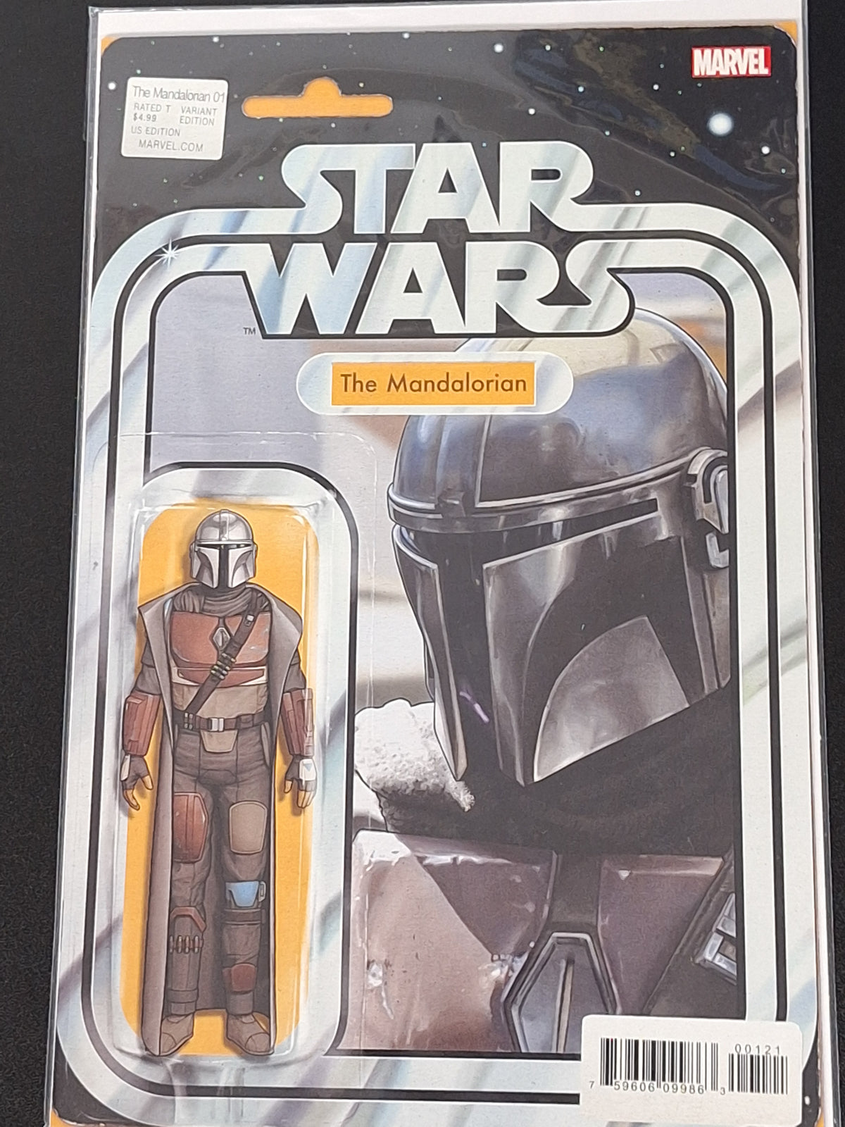 Star Wars: The Mandalorian 1 Marvel 2022 Action Figure Variant 1st Mando App