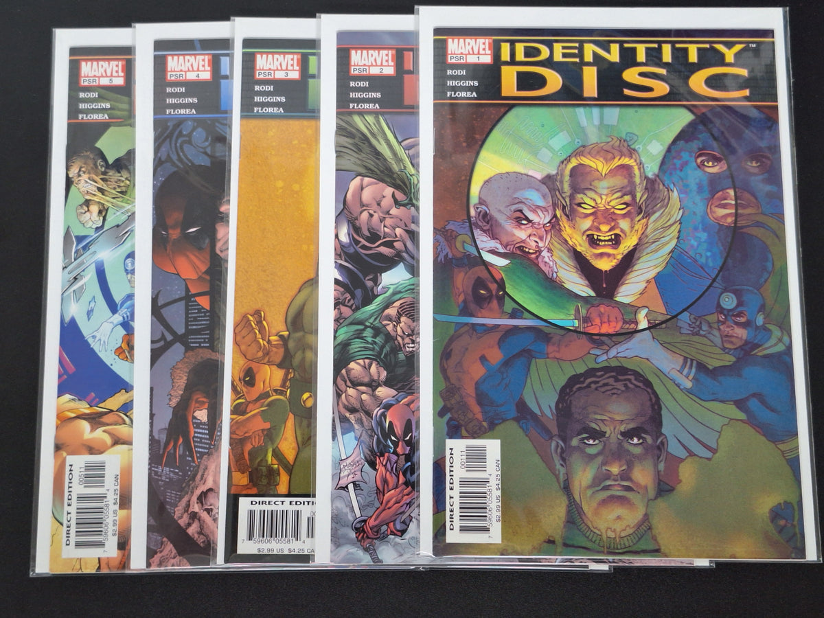 Infinity Disc 1-5 Marvel 2004 Full Set 1st Vulture's Daughter
