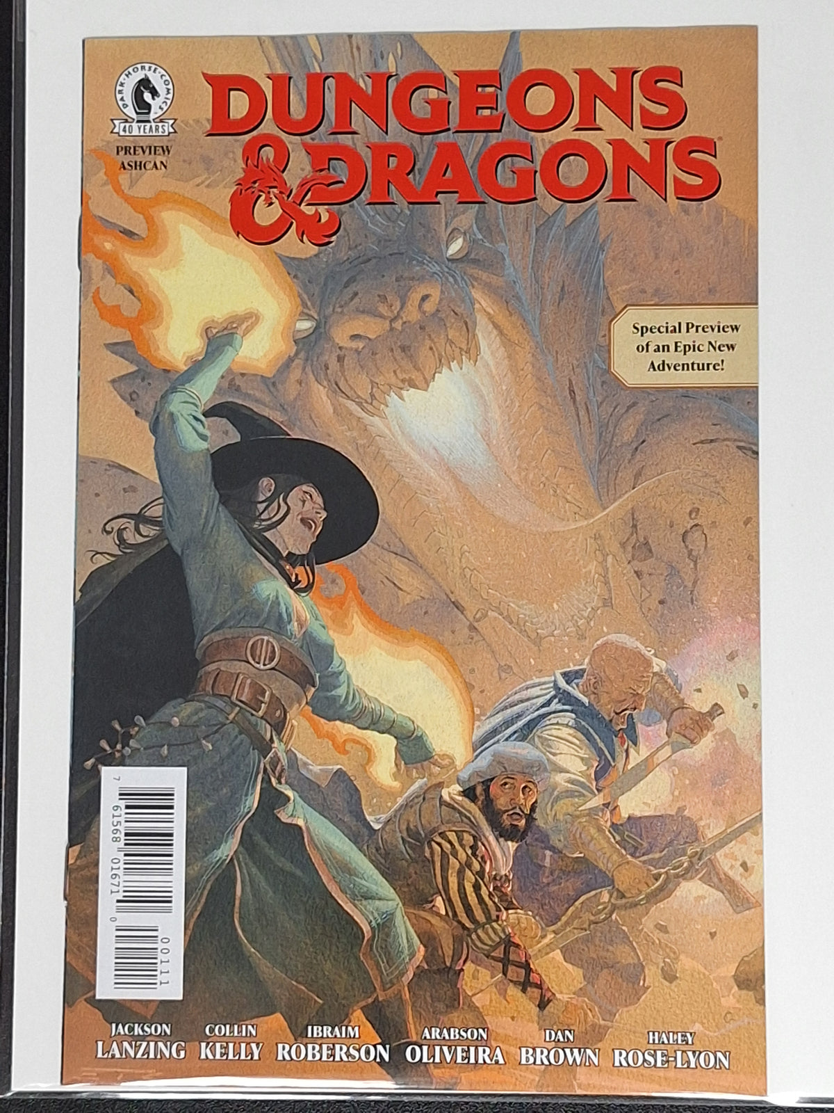 Dungeons & Dragons / Magic: The Gathering Ashcan Preview Dark Horse Comcis 2026