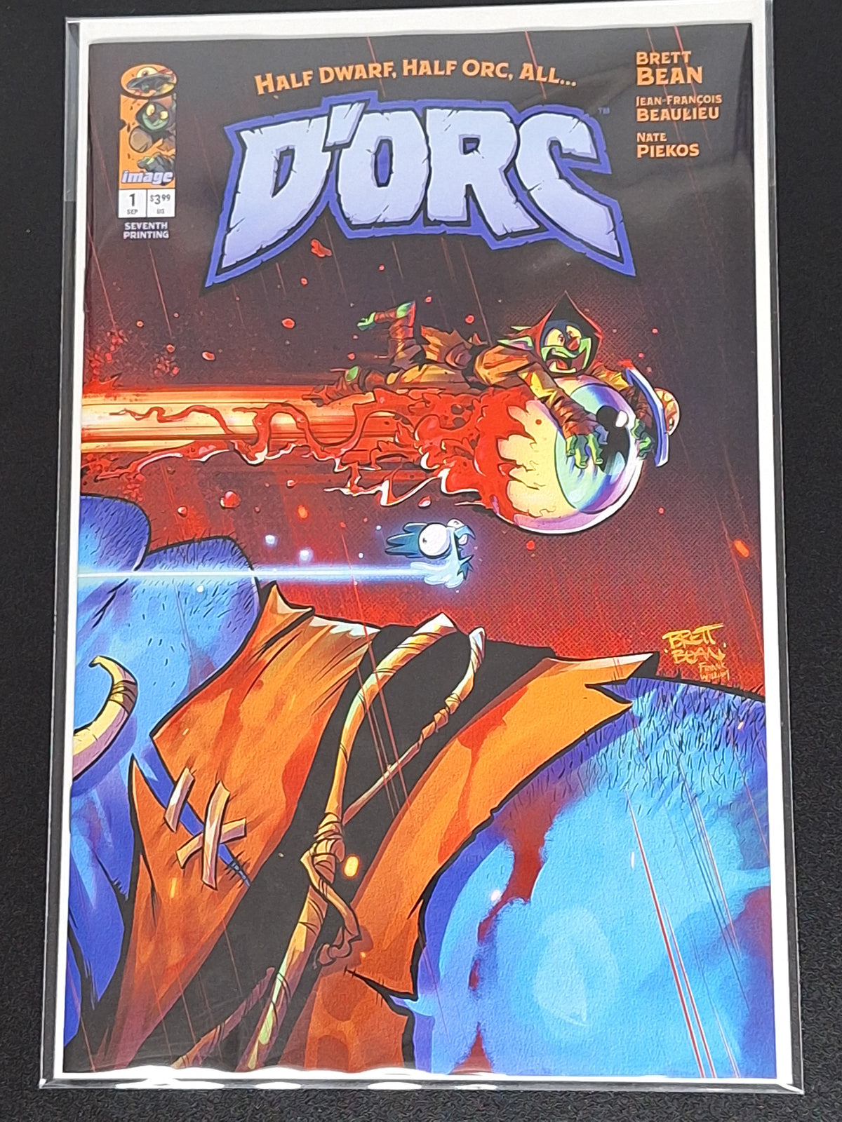 D'Orc 1 Image Comics 2026 Seventh Printing Cover A Brent Bean