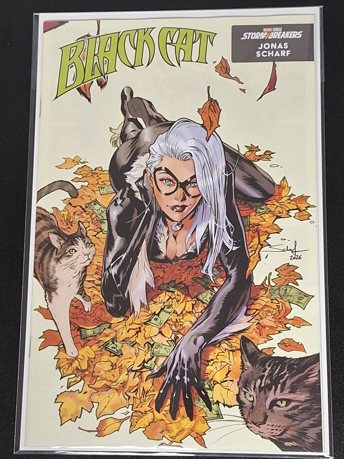 Black Cat 14 Marvel 2026 Jonas Scharf Stormbreakers Variant