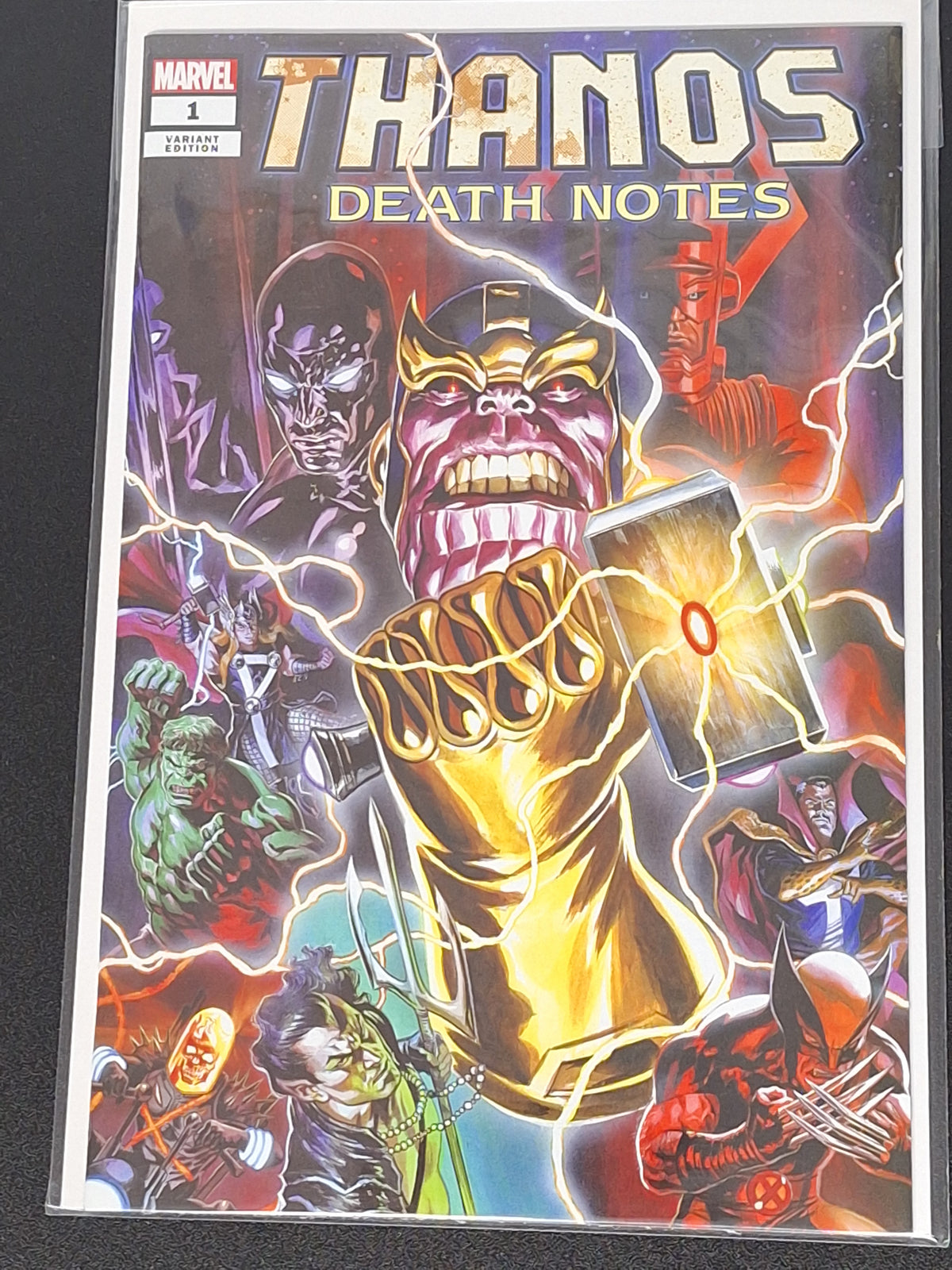 Thanos: Death Notes 1 Felipe Massafera Exclusive Infinity Gauntlet Homage