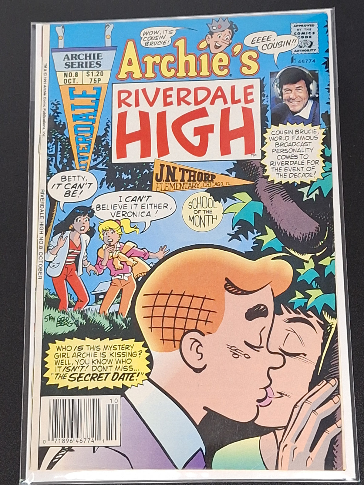 Archie's Riverdale High 8 Archie Series 1991 Newsstand Final Issue