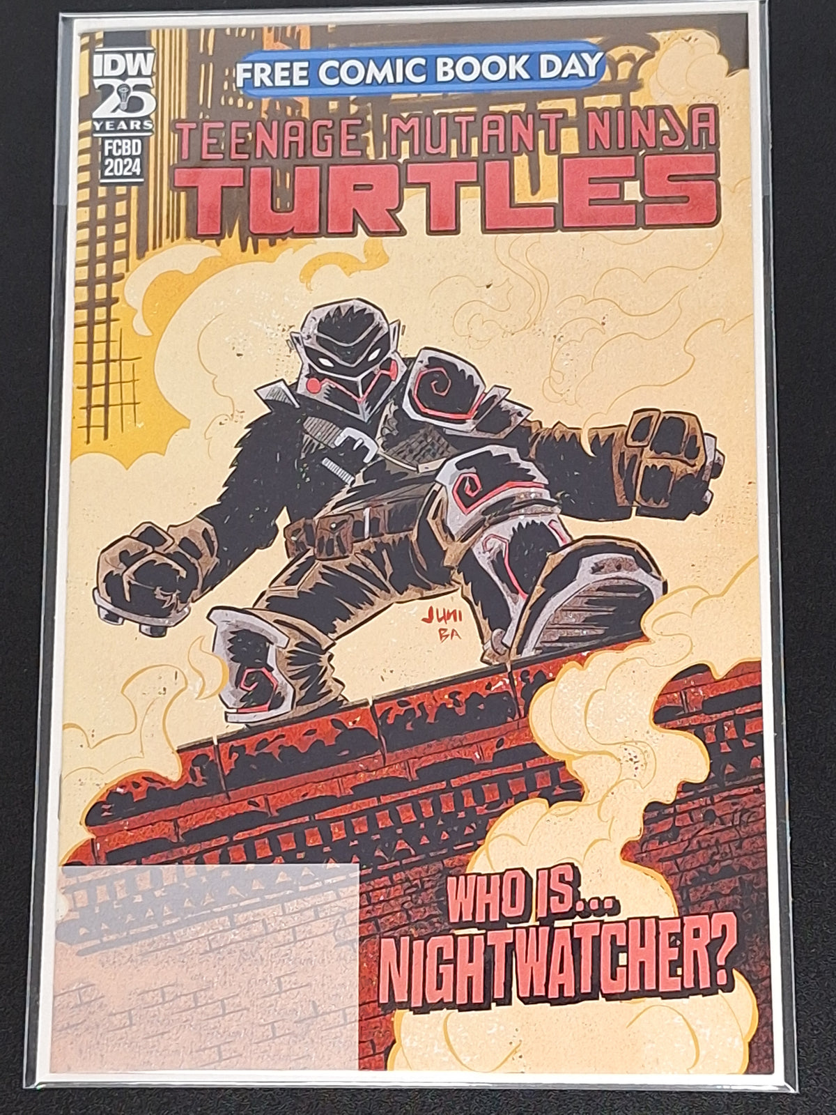 Teenage Mutant Ninja Turtles IDW 2024 FCBD 1st App of Night Watcher