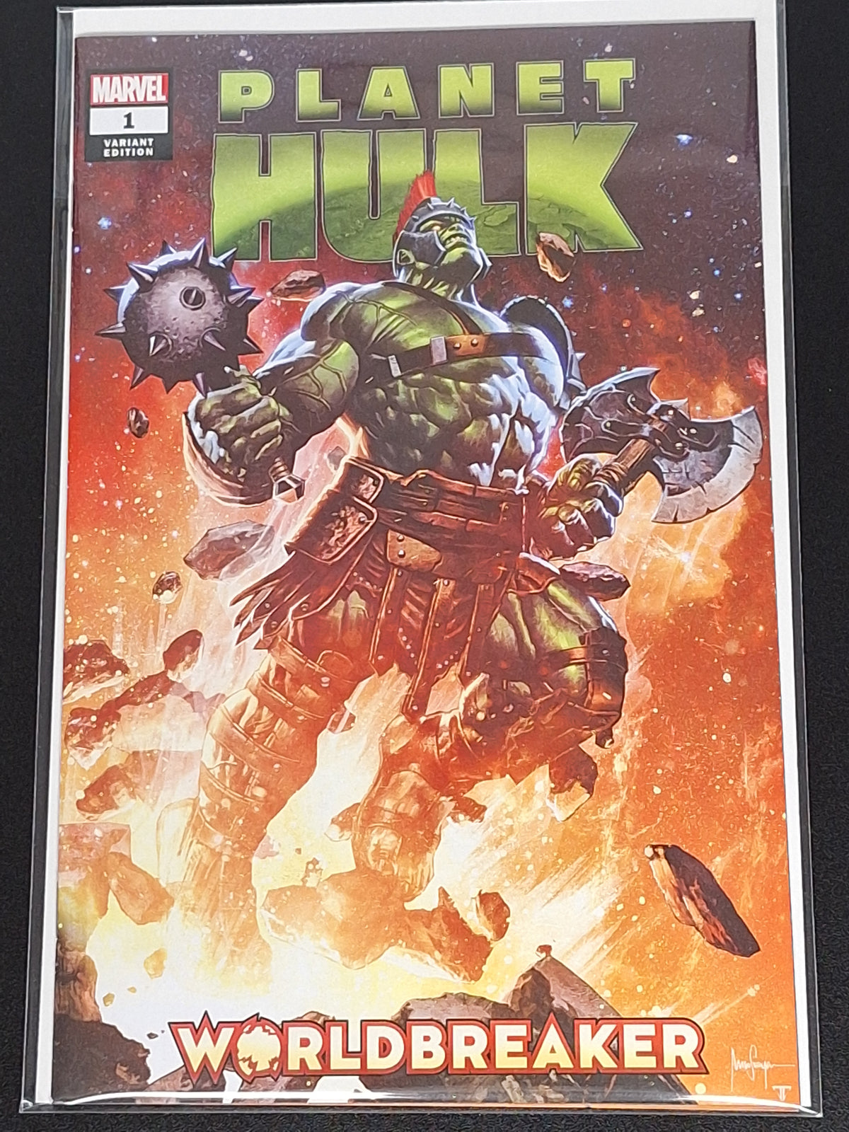 Planet Hulk Worldbreaker 1 Mico Suayan Exclusive Limited to 3000 Copies
