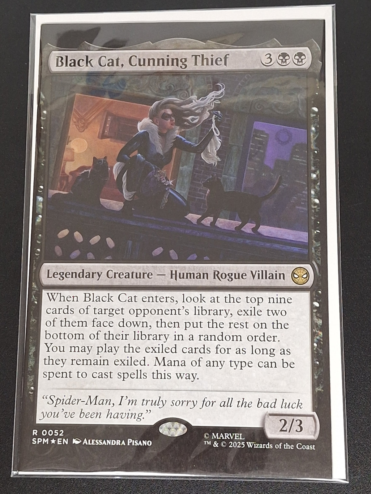 Black Cat 10 MTG Variant