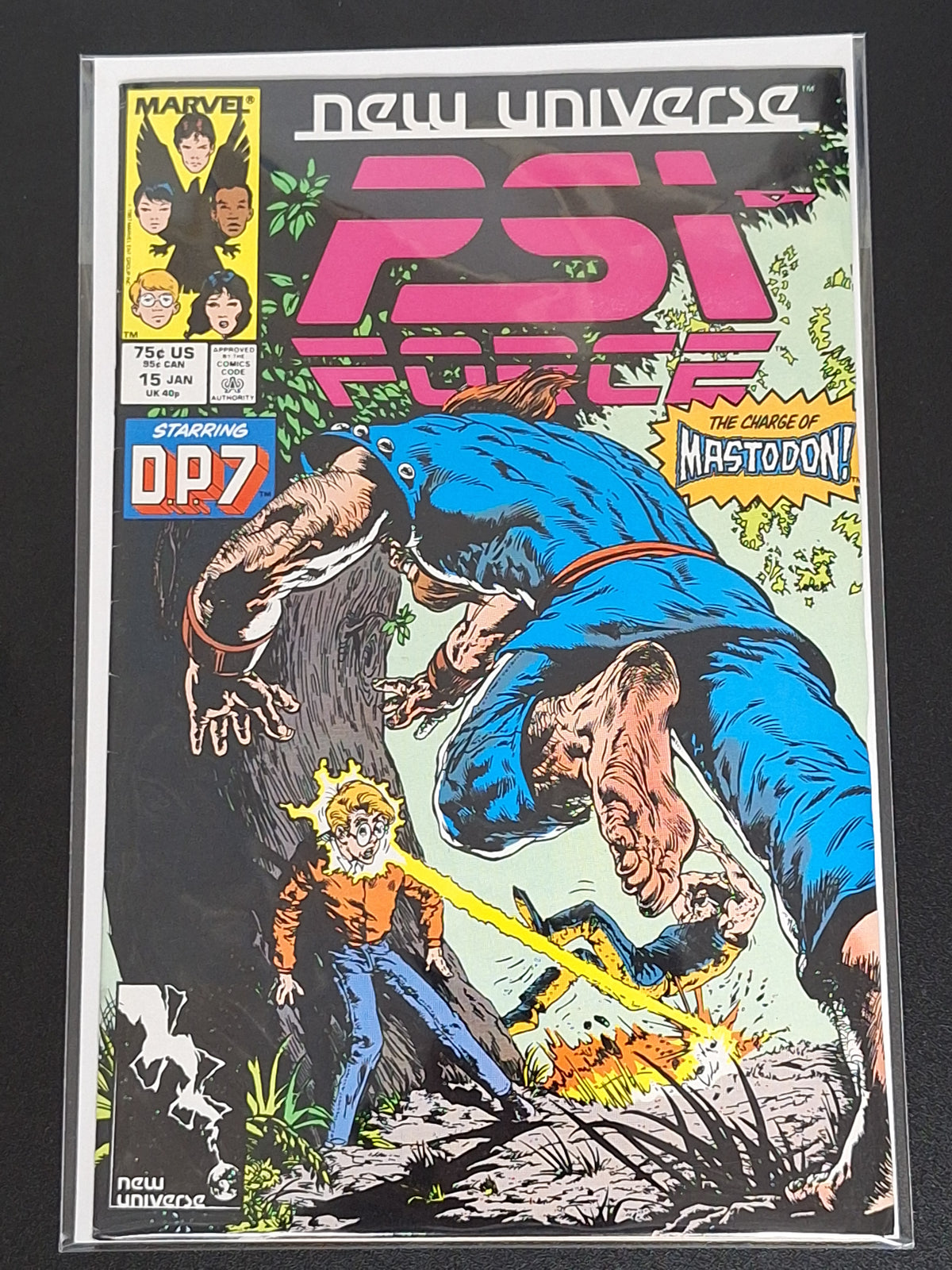 Psi Force 15 Marvel New Universe 1988