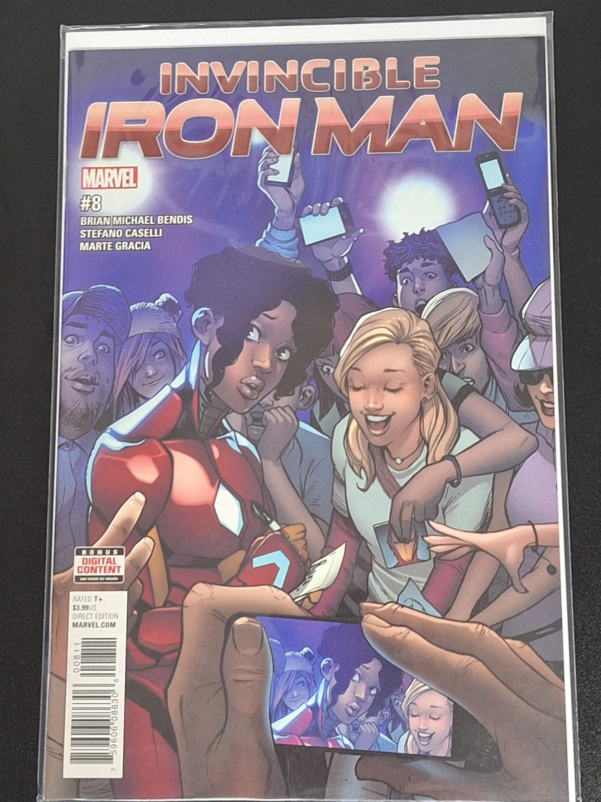 Invincible Iron Man 8 Marvel 2017 Riri Williams Series