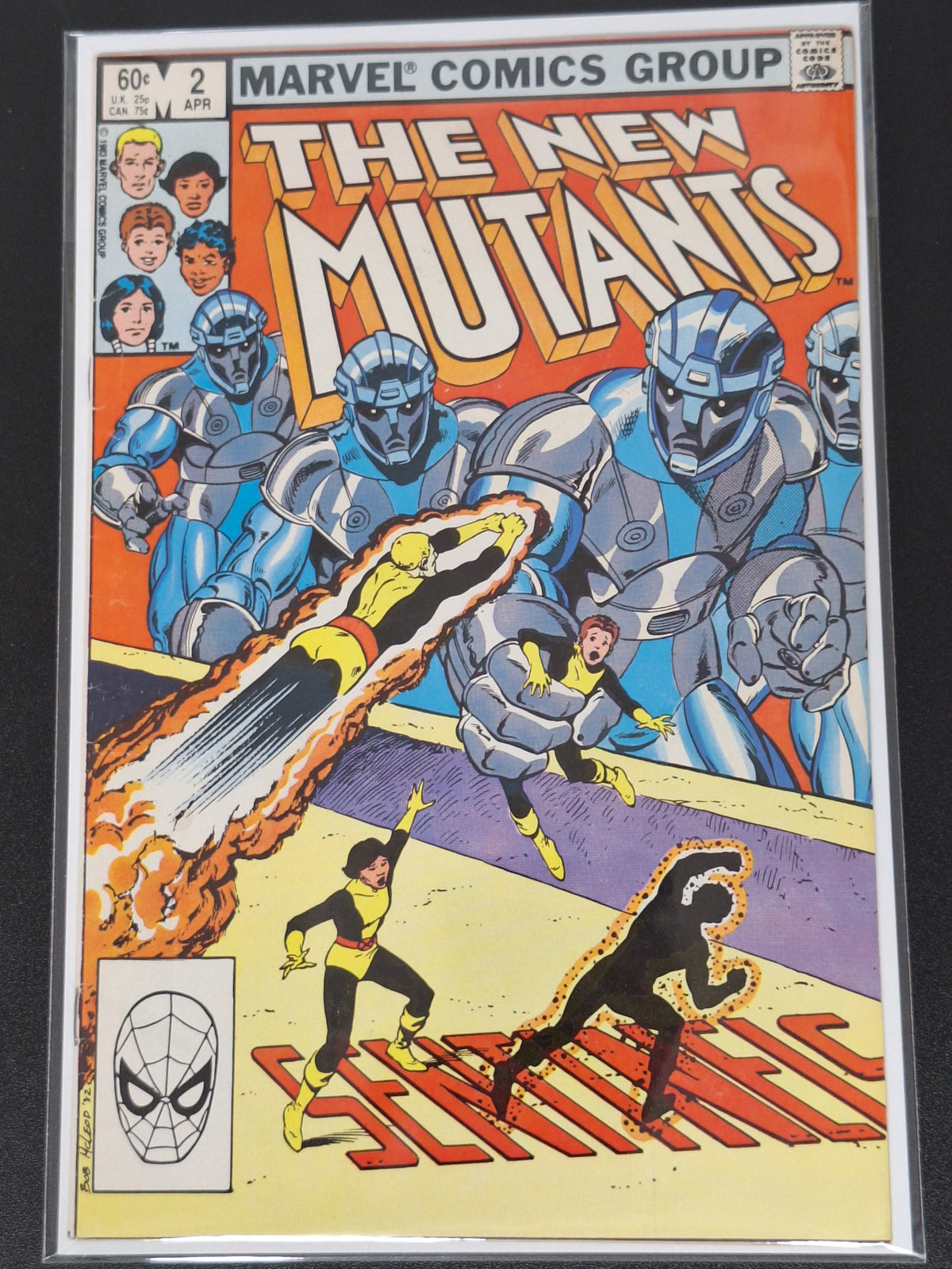 New Mutants 2 Marvel 1983 1st Series, Sentinels Cover
