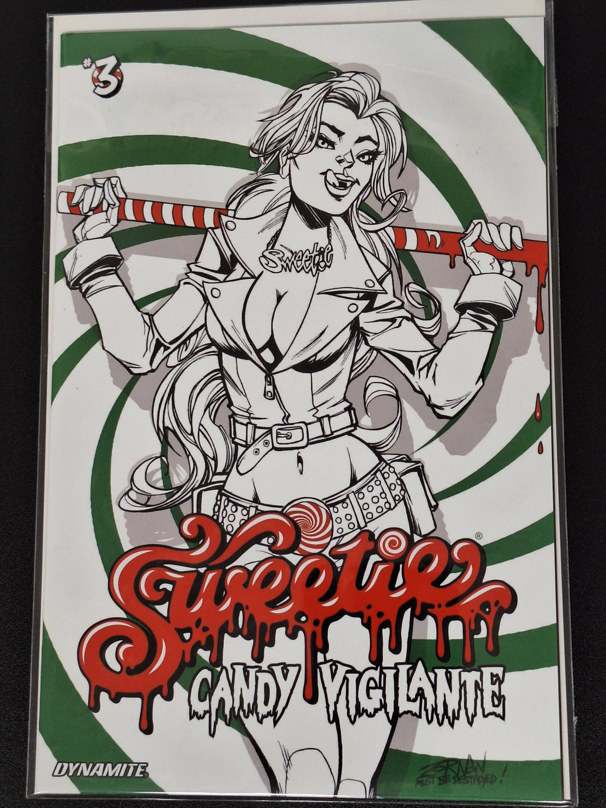 Sweetie Candy Vigilante 3 Dynamite 2022 Jeff Zornow 1:7 Variant Cover H