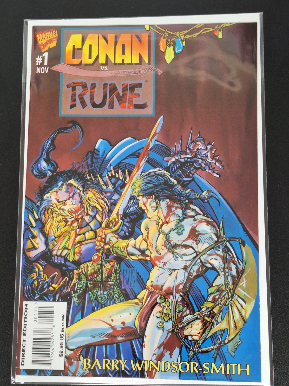 Conan vs Rune 1 Marvel1995 Barry Windsor-Smith