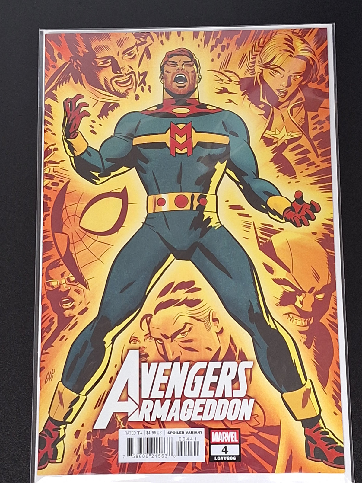 Avengers Armageddon 4 Marvel 2026 Michael Cho Spoiler Variant 1st Miracleman