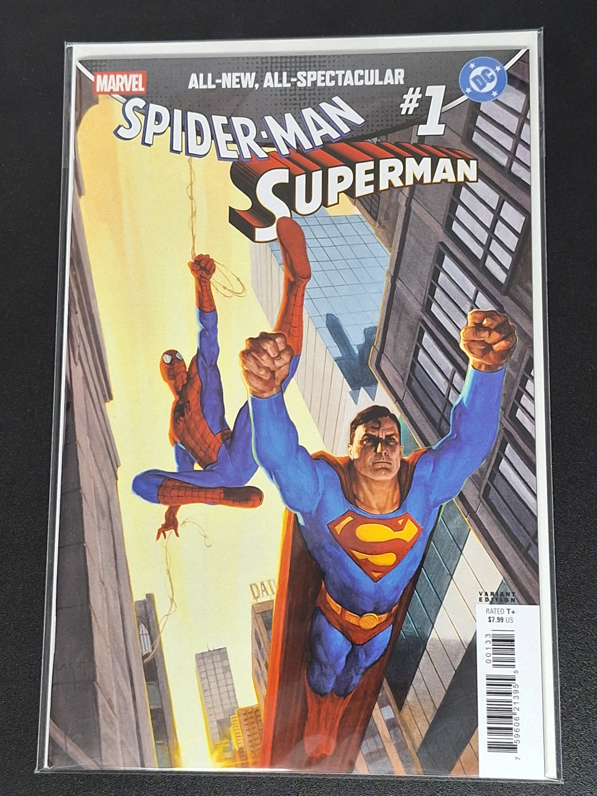 Spider-Man / Superman 1 E.M. Gist 1:25 Variant  - Auction