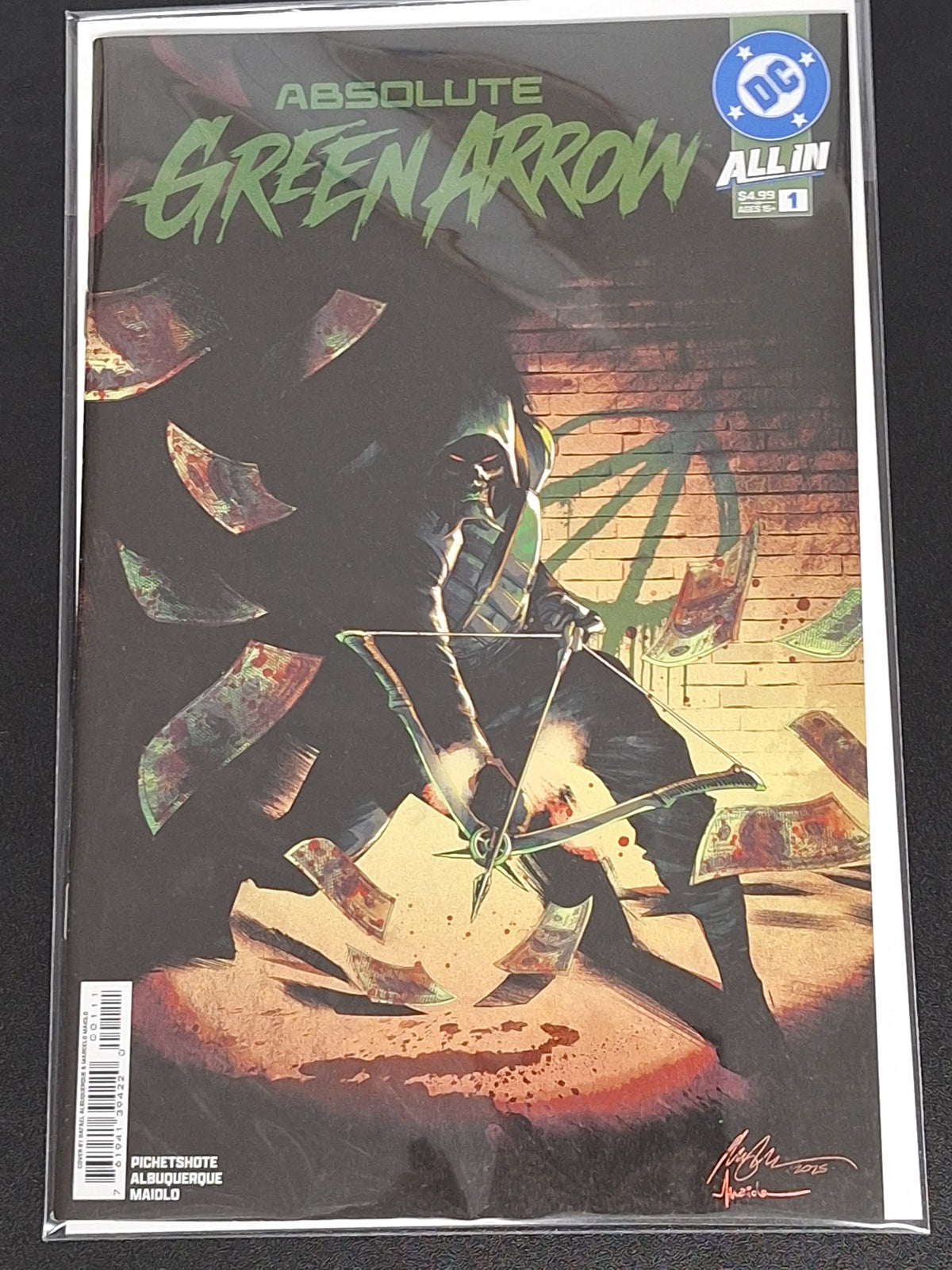 Absolute Green Arrow 1 Cover A 1st Printing - Auction