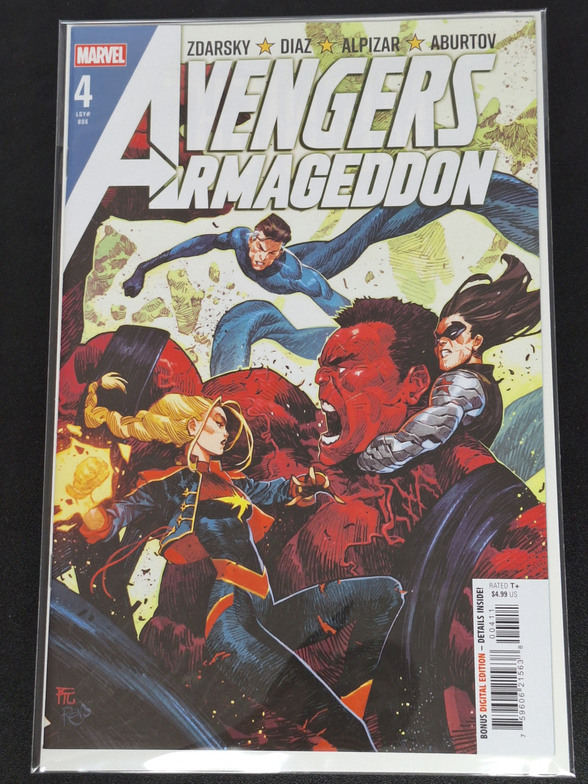 Avengers Armageddon 4 Cover A 1st Miracle Man in Mainstream Universe  - Auction