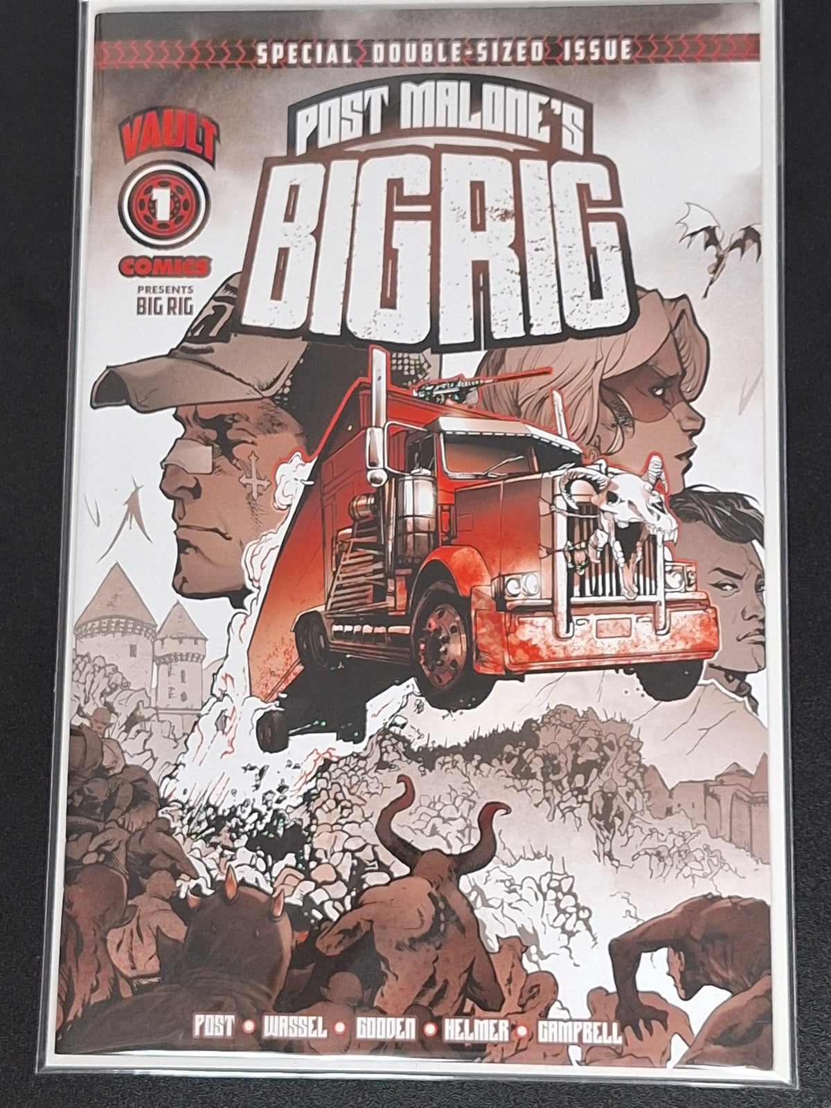 Post Malone's Big Rig 1 Cover A 1st Printing - Auction
