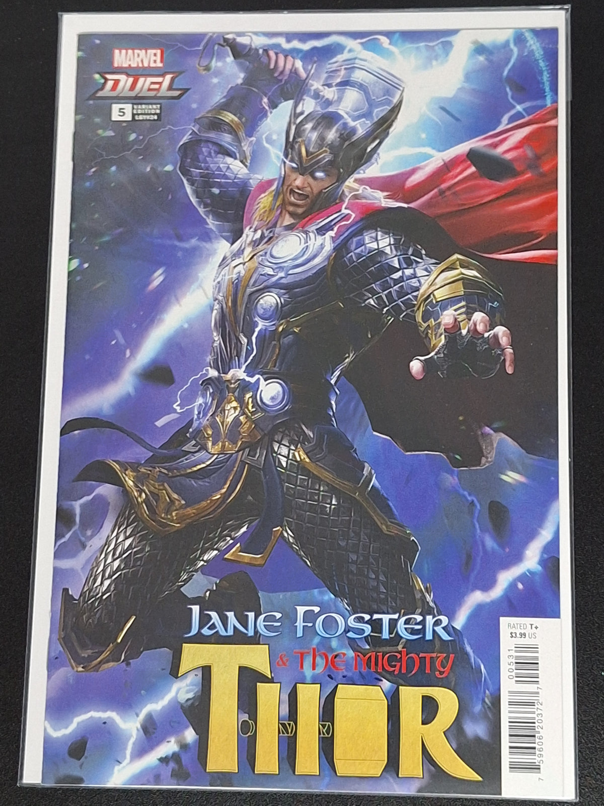 Jane Foster & The Mighty Thor 5 Marvel Duel Variant - Auction