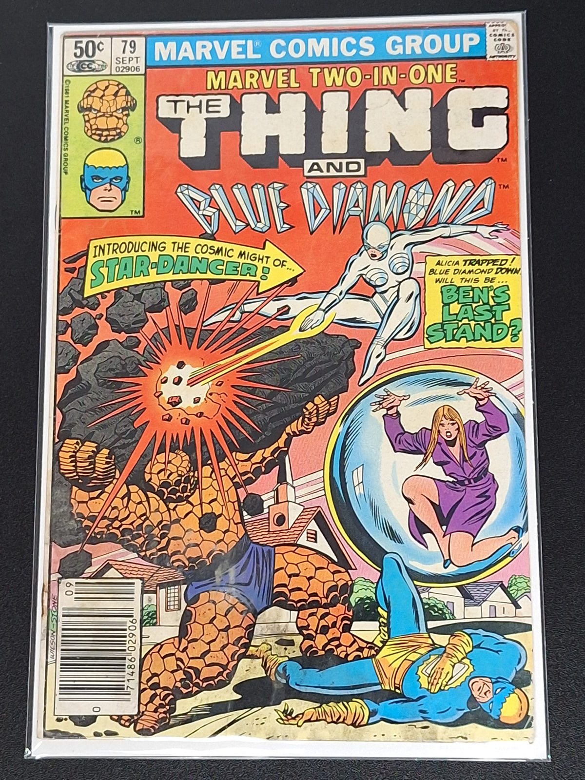 Marvel Two-In-One 79 Marvel 1981 1st App of Star-Dancer, Newsstand