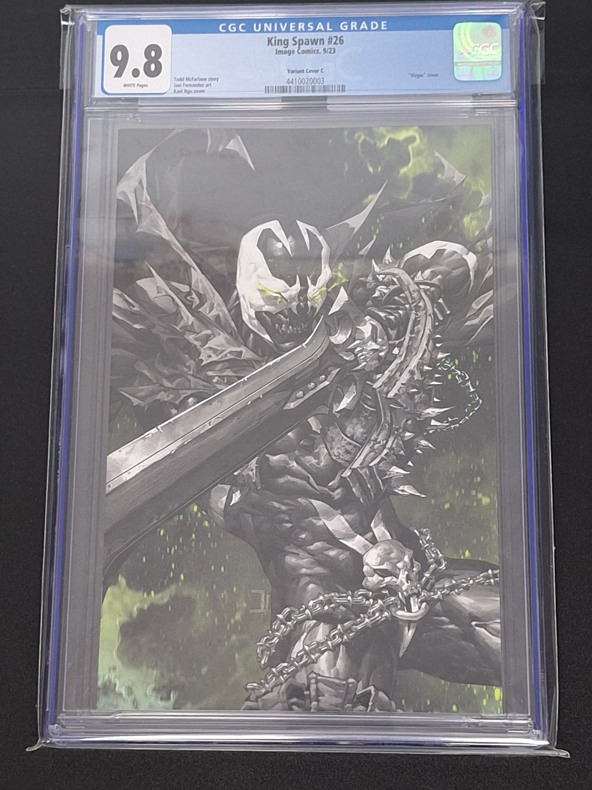 King Spawn 26 Image 2023 CGC 9.8 Kael Ngu Virgin Variant C